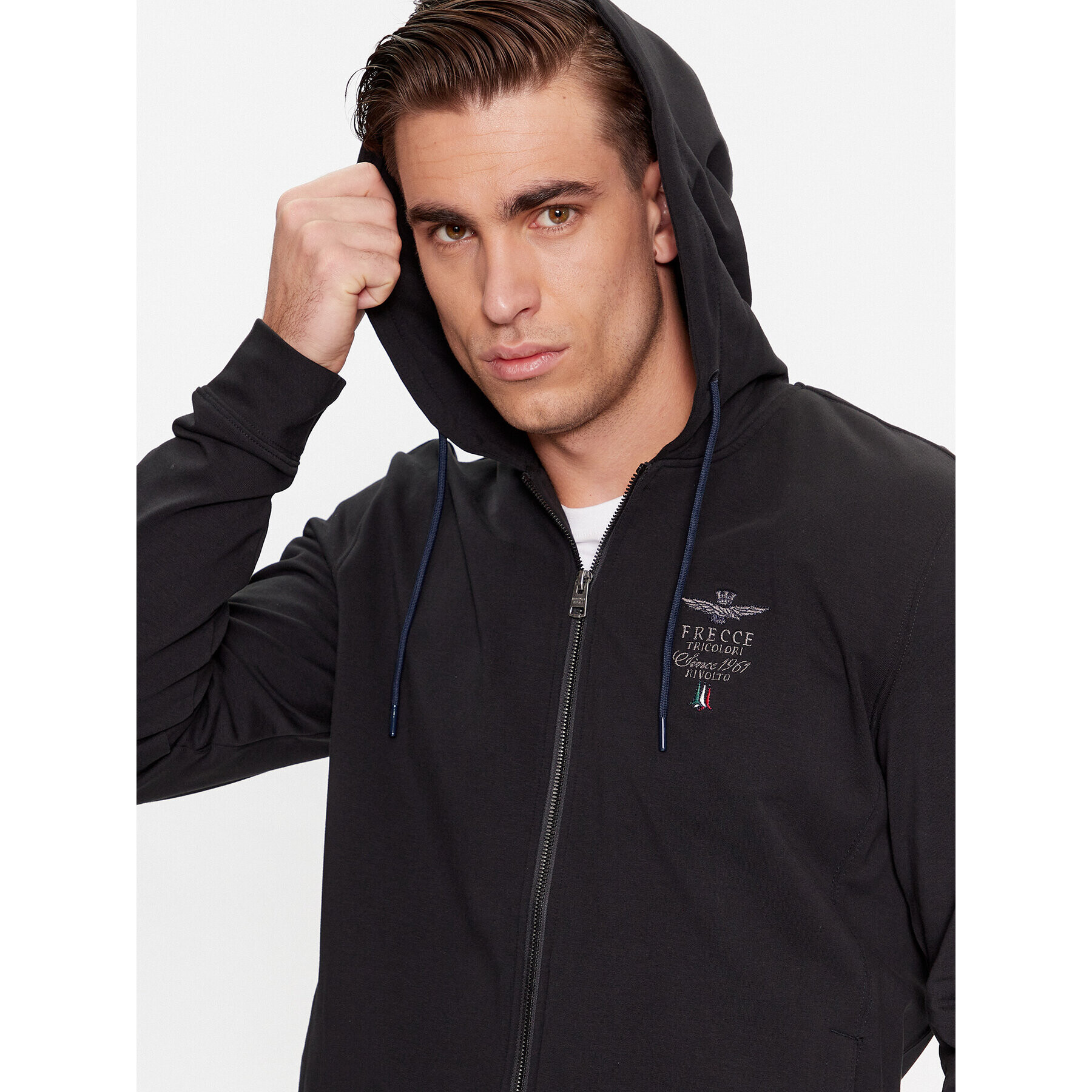 Aeronautica Militare Анцуг 232TF022F459 Черен Regular Fit - Pepit.bg