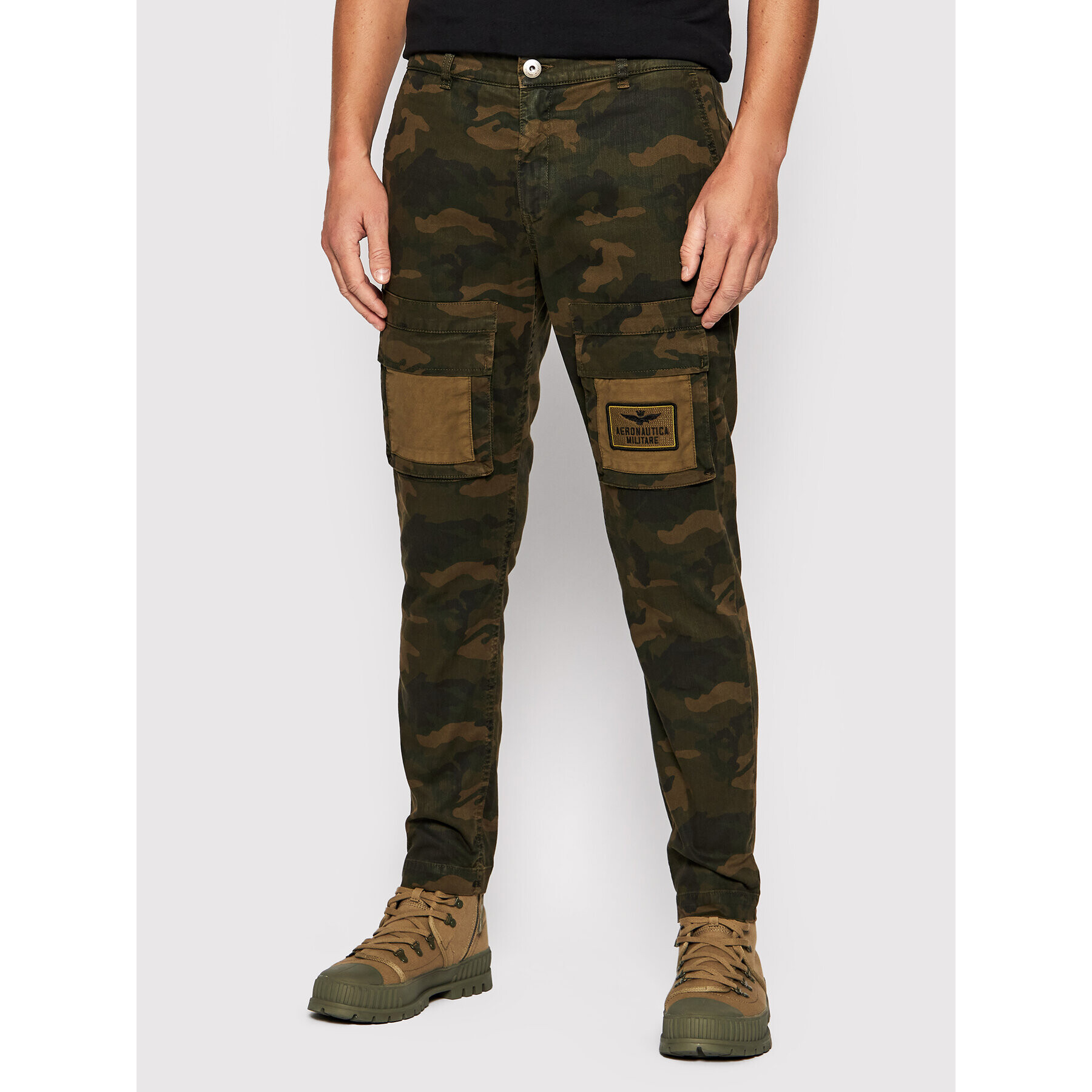 Aeronautica Militare Дънки 212PA1457CT2899 Зелен Regular Fit - Pepit.bg