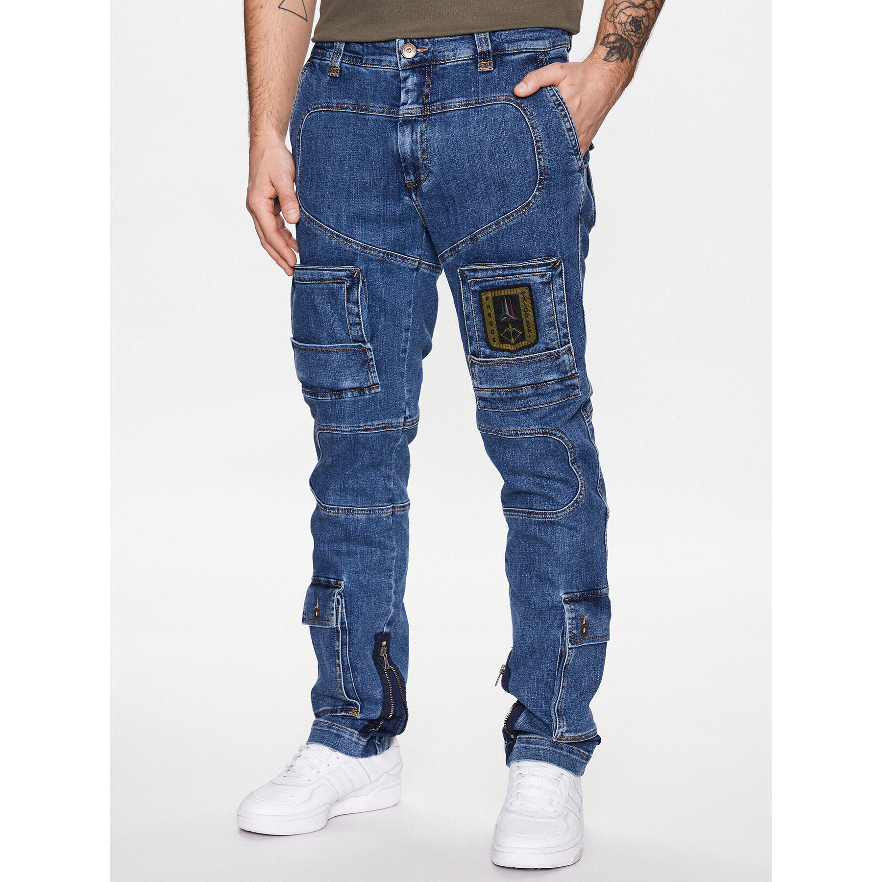 Aeronautica Militare Дънки 231PA939CT3075 Син Regular Fit - Pepit.bg
