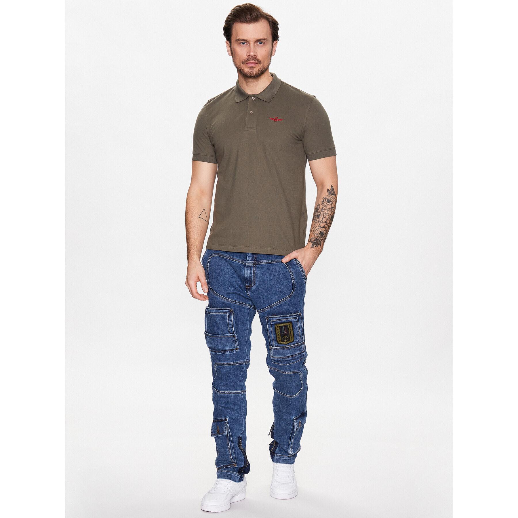 Aeronautica Militare Дънки 231PA939CT3075 Син Regular Fit - Pepit.bg