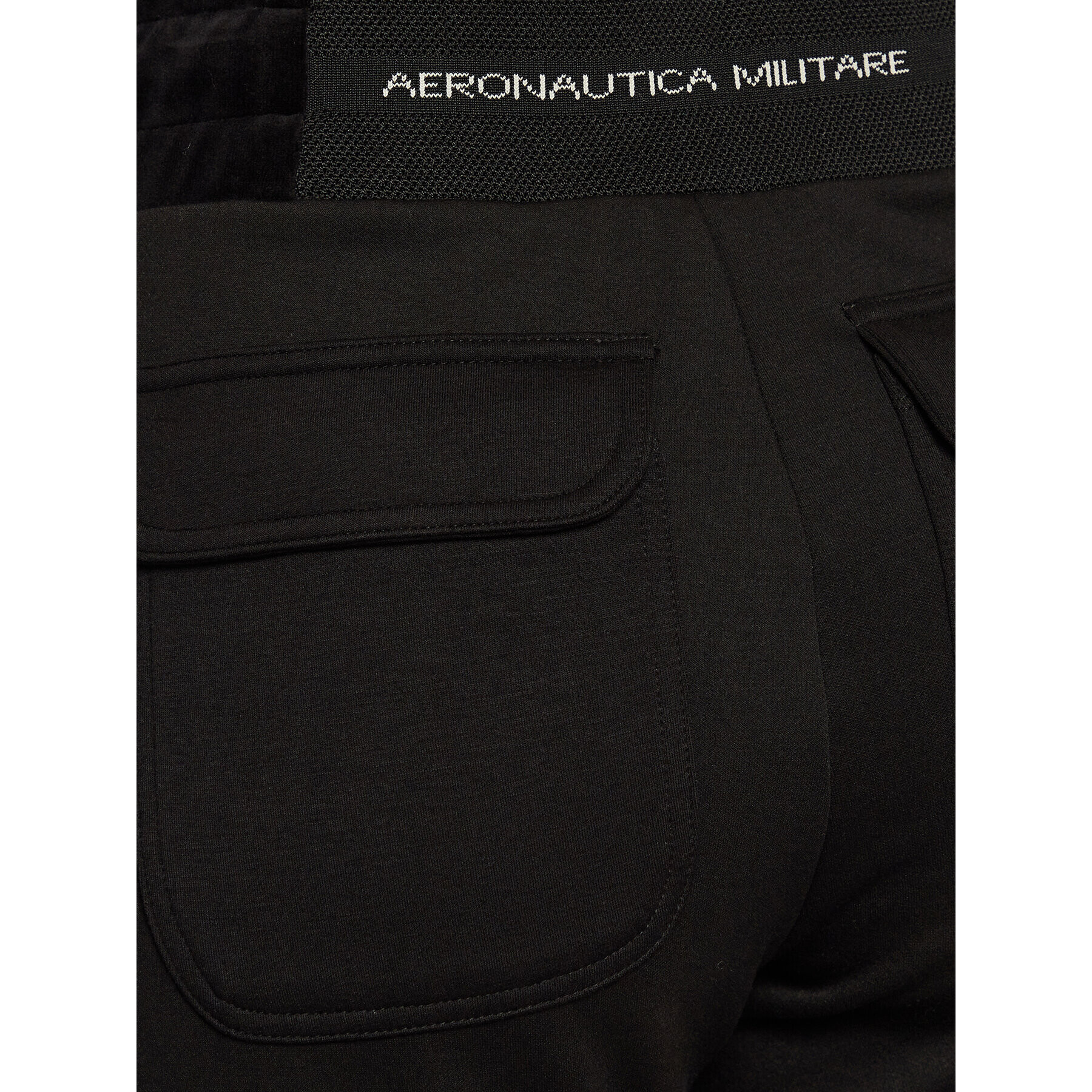 Aeronautica Militare Долнище анцуг 222PF865DF483 Черен Regular Fit - Pepit.bg