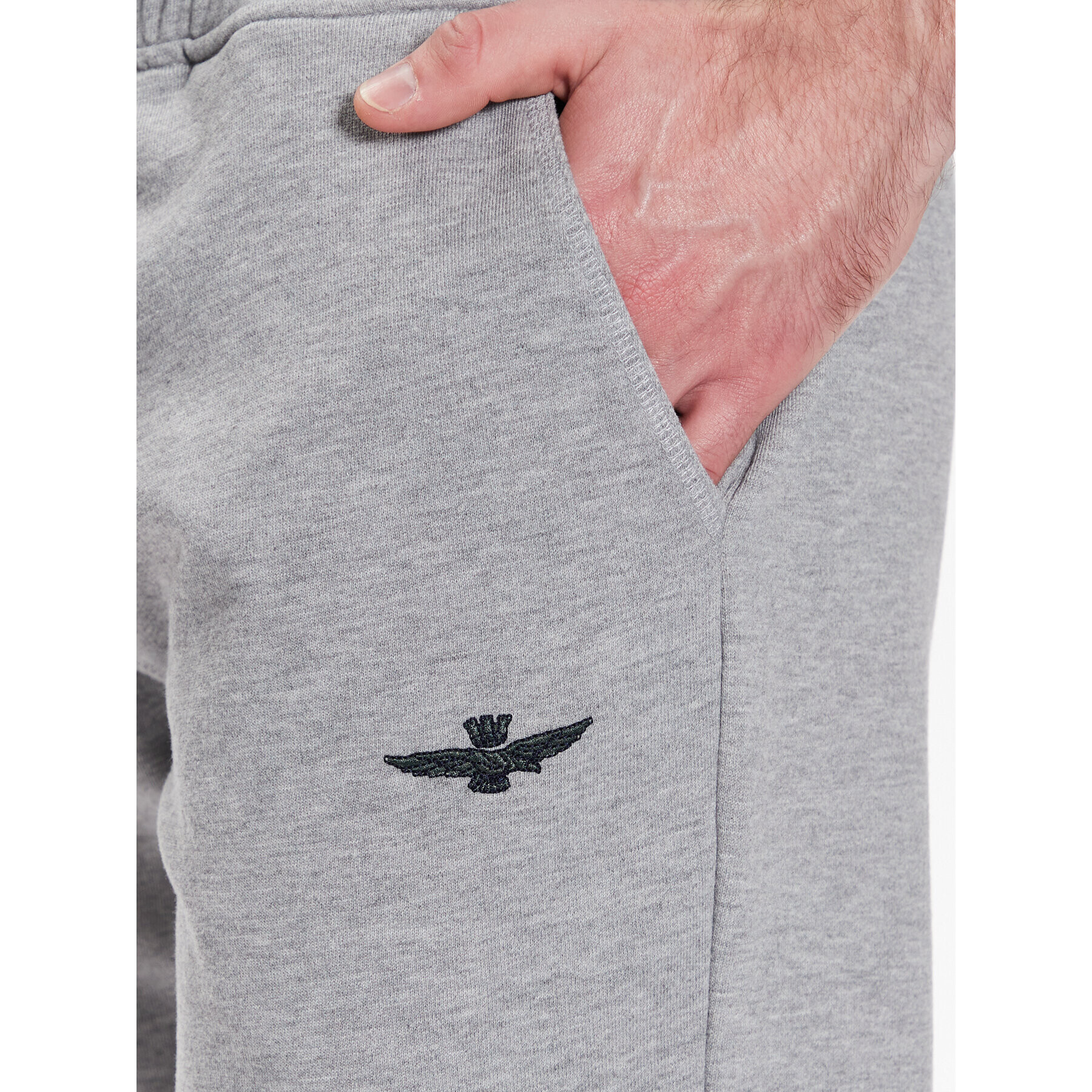 Aeronautica Militare Долнище анцуг 231PF873F488 Сив Regular Fit - Pepit.bg