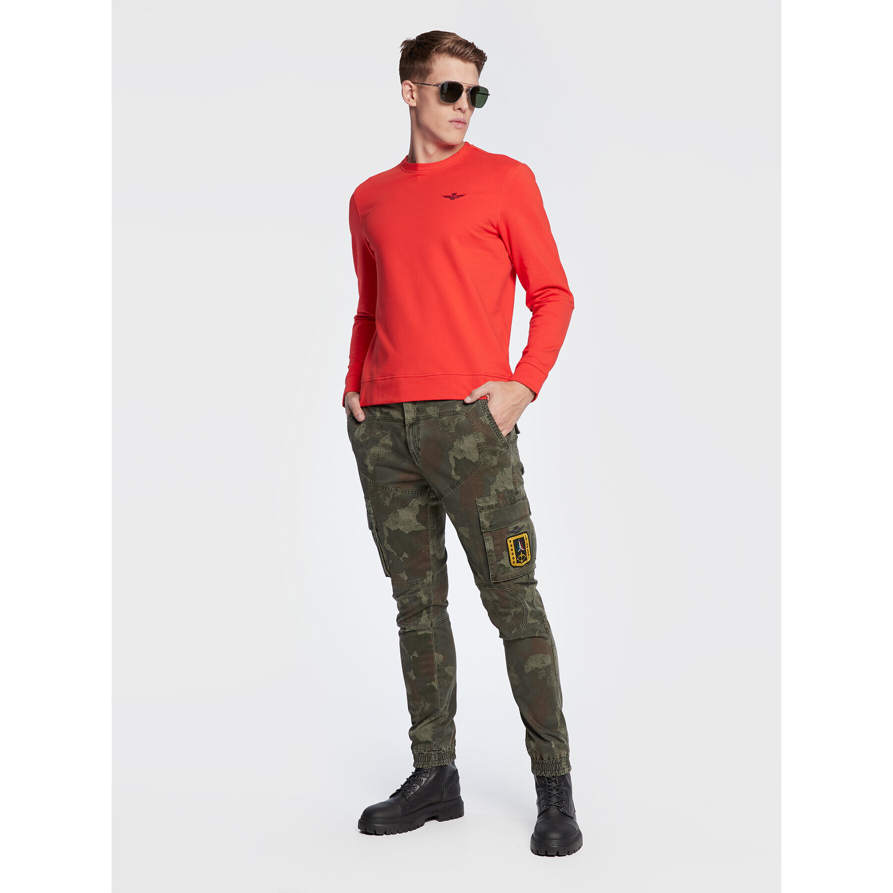 Aeronautica Militare Джогъри 222PA1510CT3041 Зелен Slim Fit - Pepit.bg