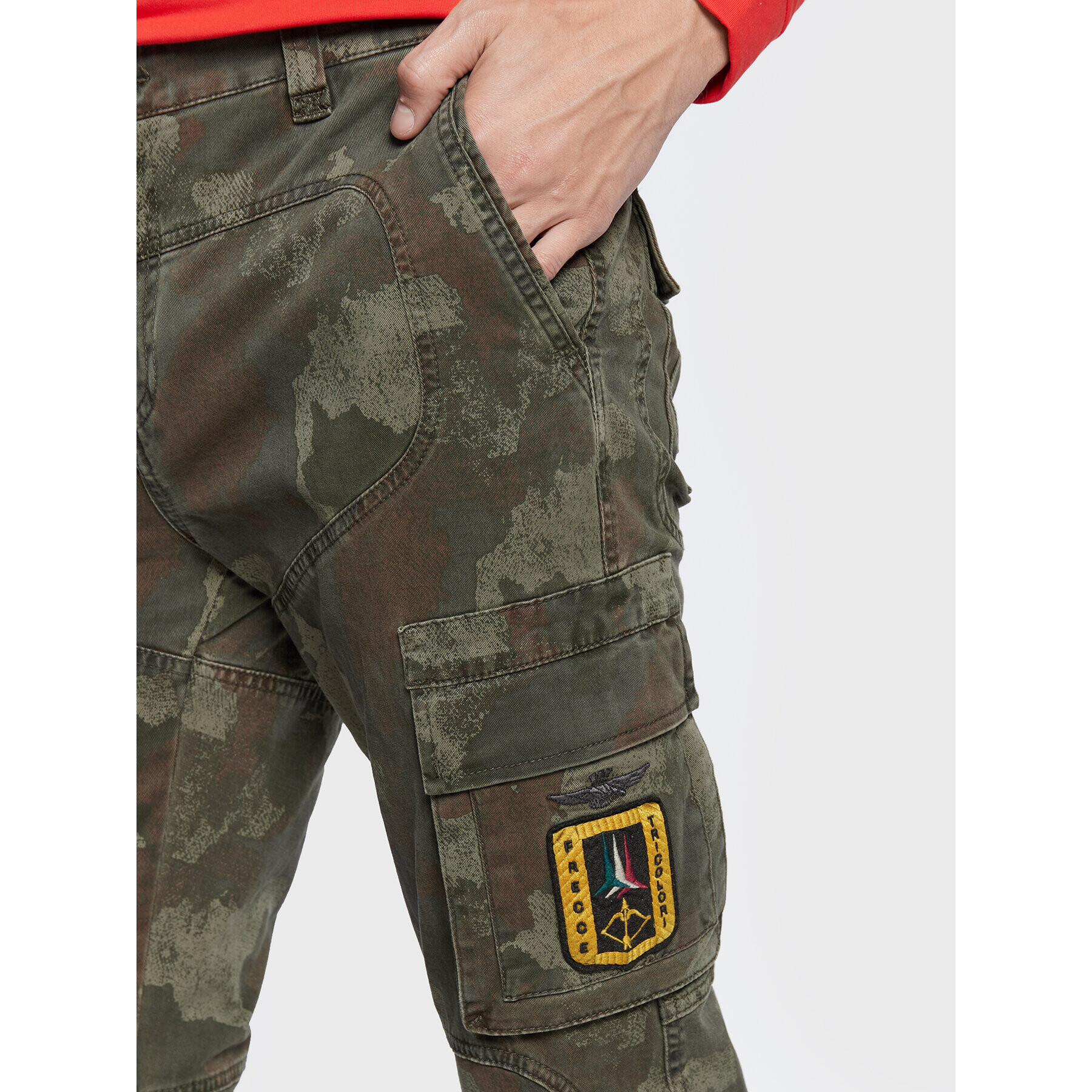 Aeronautica Militare Джогъри 222PA1510CT3041 Зелен Slim Fit - Pepit.bg