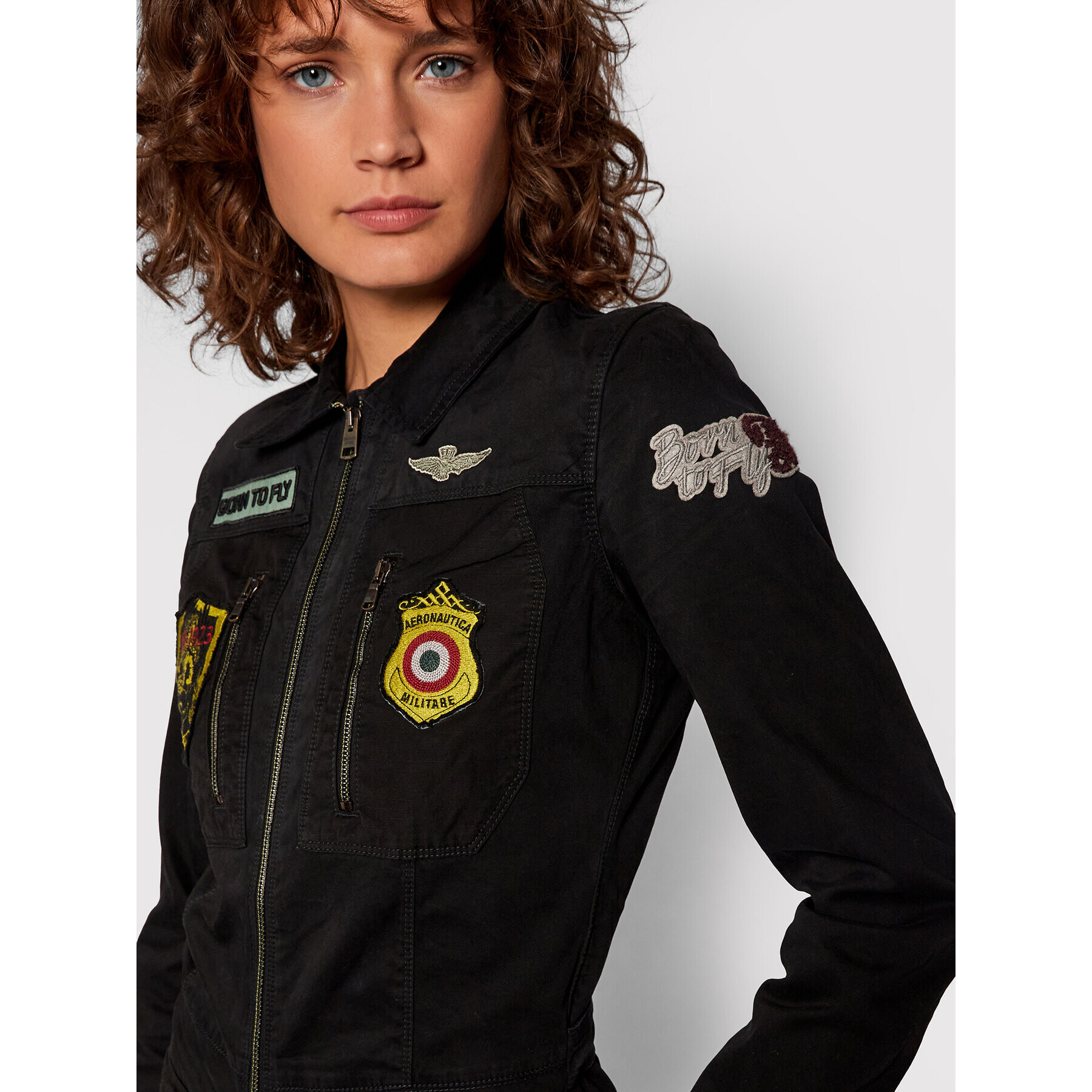 Aeronautica Militare Гащеризон 212TU101DCT2561 Черен Regular Fit - Pepit.bg