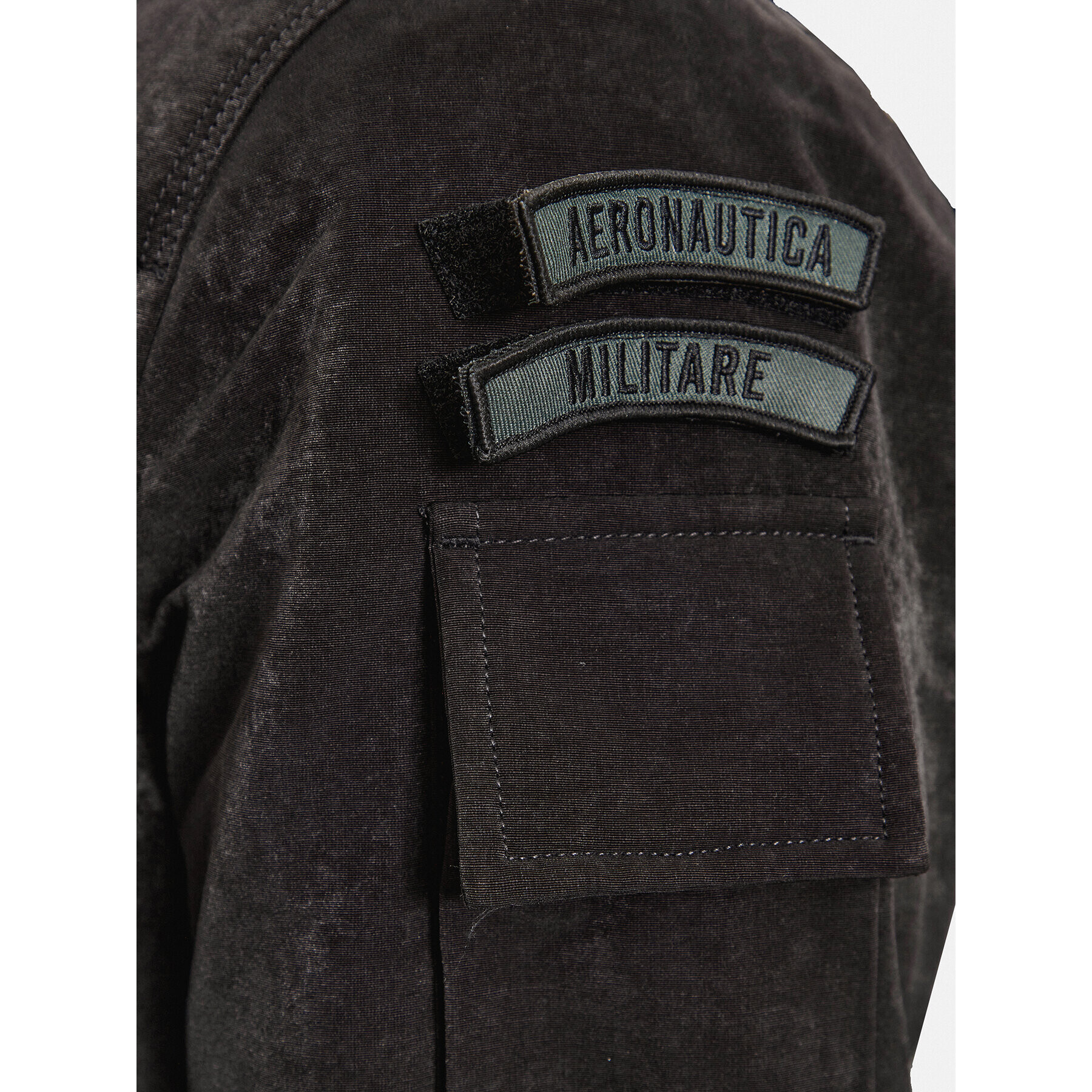 Aeronautica Militare Яке бомбър 232AB2113CT3160 Черен Regular Fit - Pepit.bg