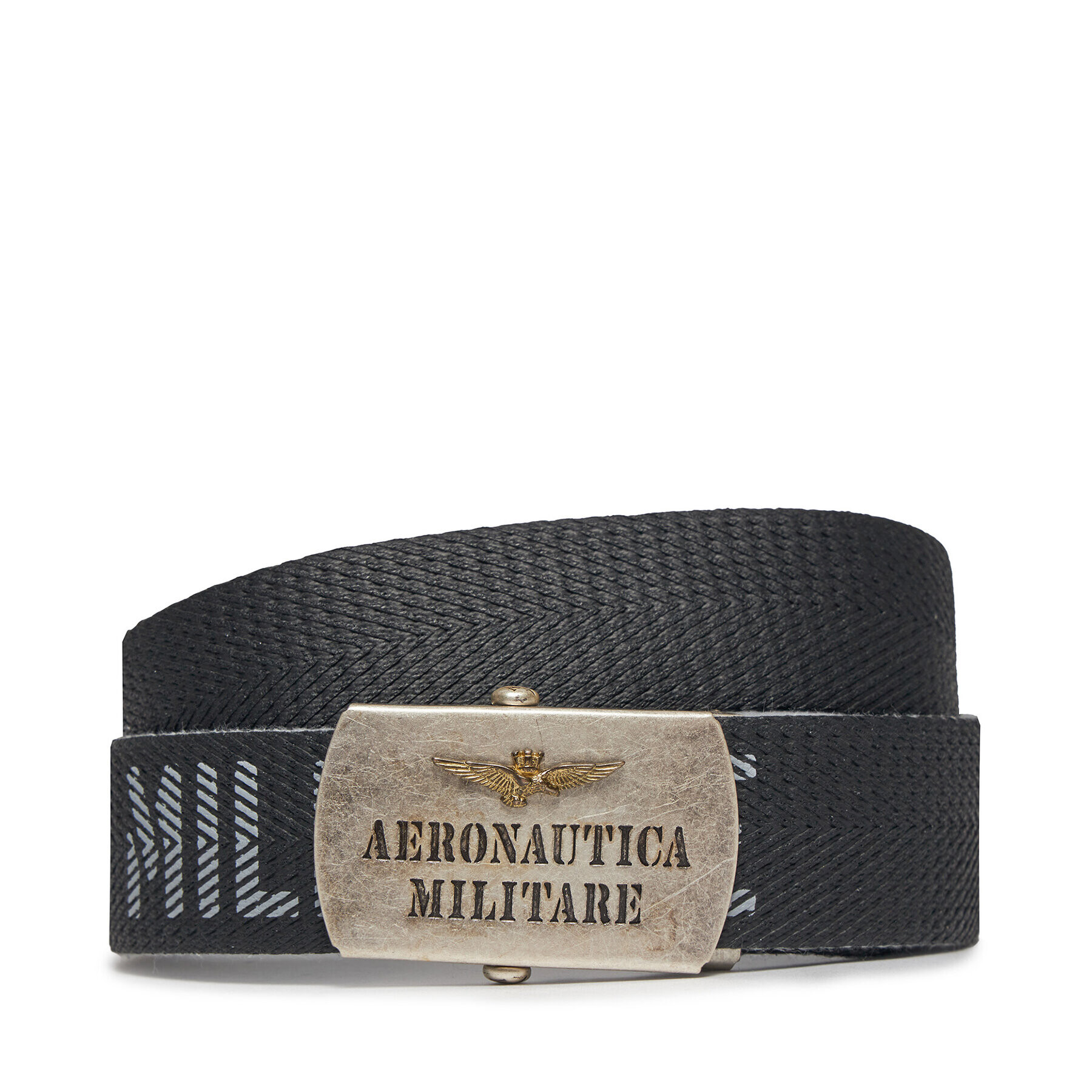 Aeronautica Militare Мъжки колан 232CI292CT3108 Сив - Pepit.bg