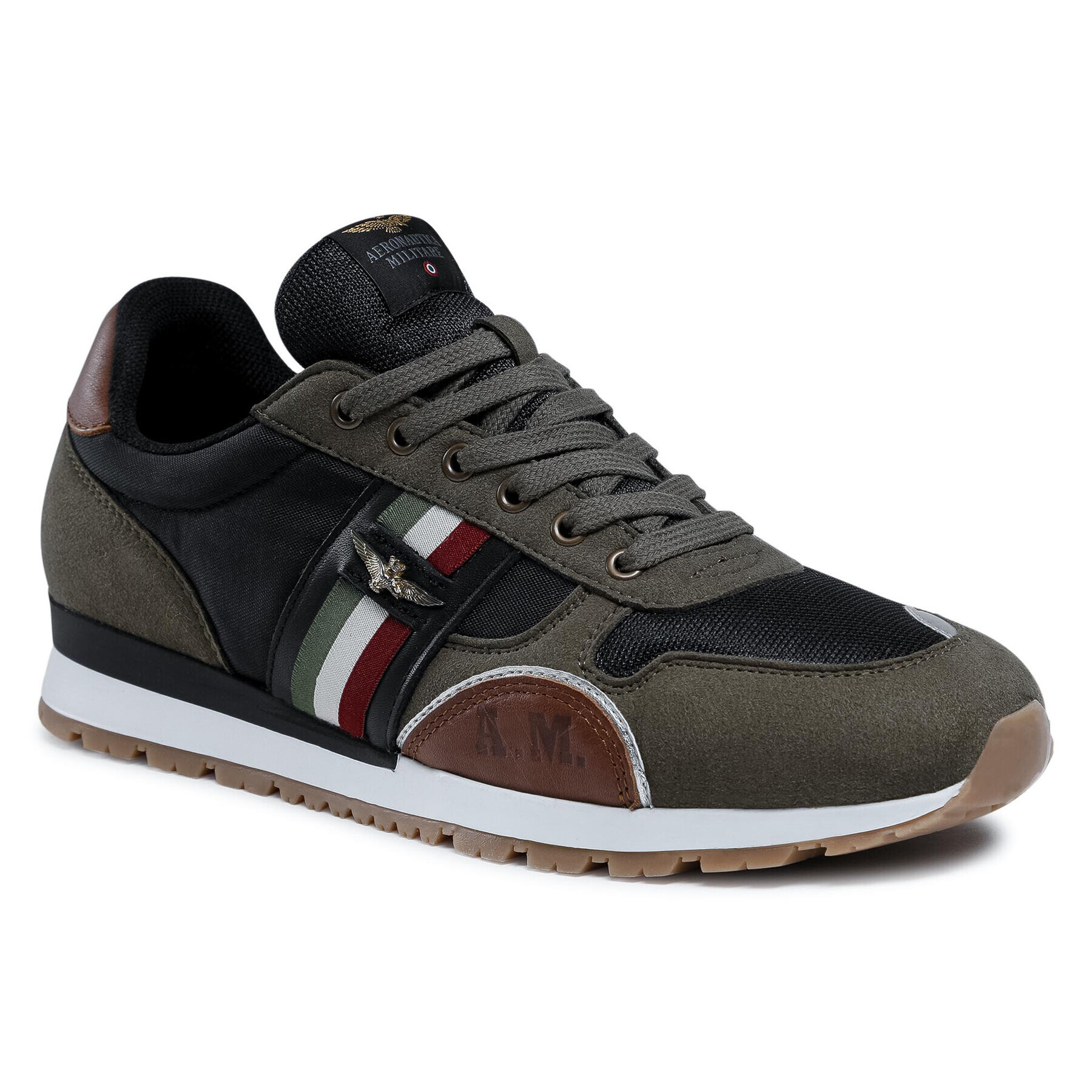 Aeronautica Militare Обувки Scarpa Running 211SC190CT2793 Зелен - Pepit.bg