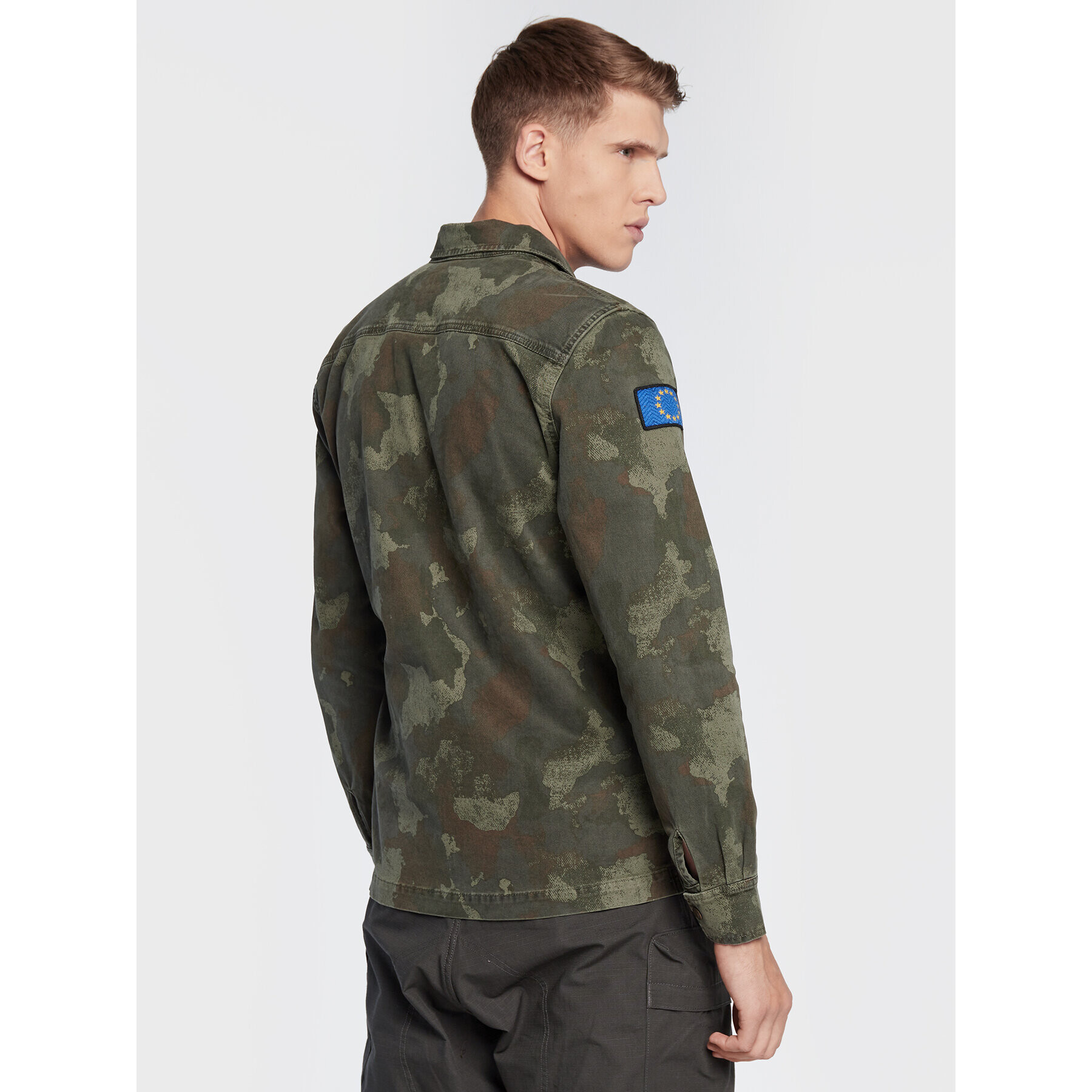 Aeronautica Militare Преходно яке 222CA1215CT3062 Зелен Regular Fit - Pepit.bg