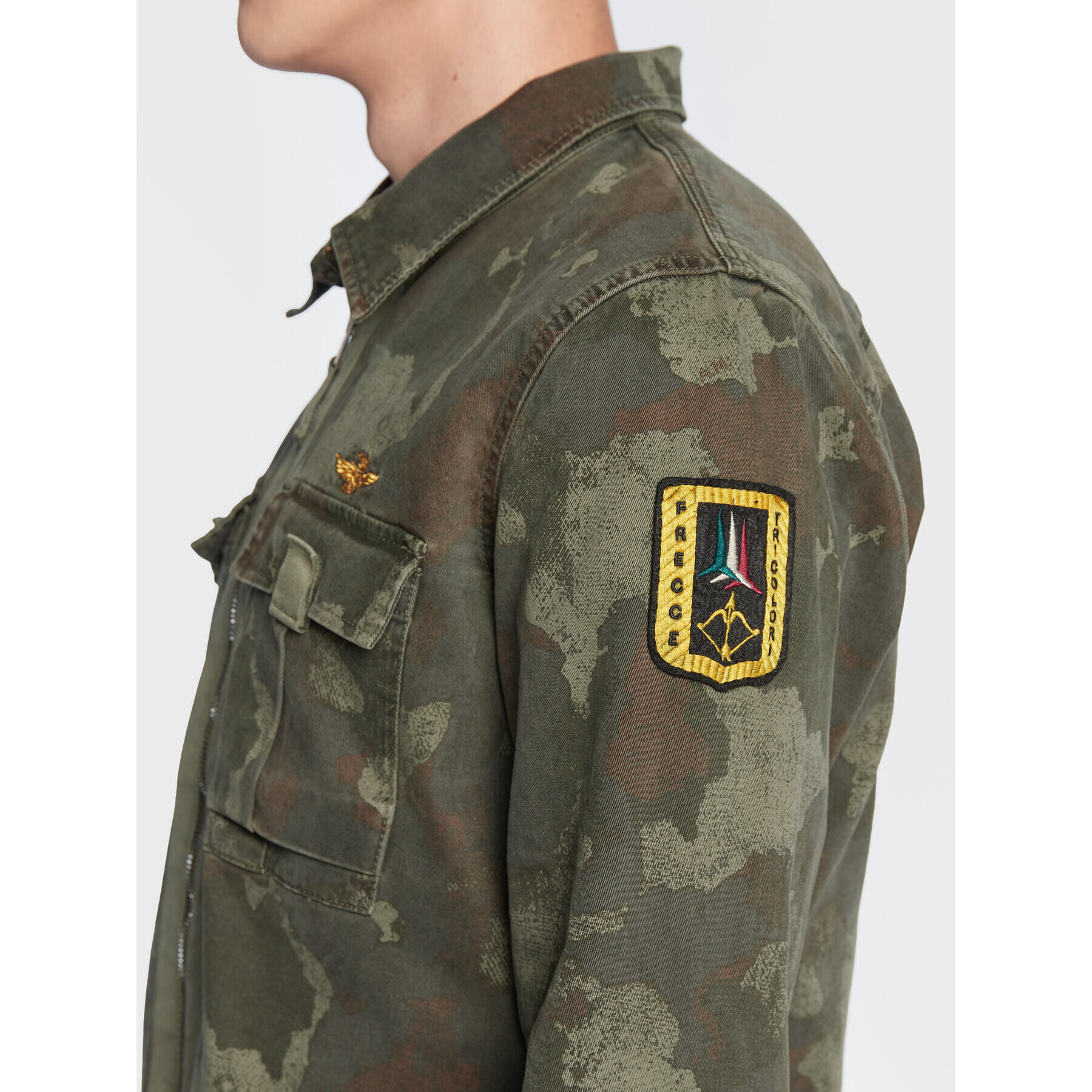 Aeronautica Militare Преходно яке 222CA1215CT3062 Зелен Regular Fit - Pepit.bg