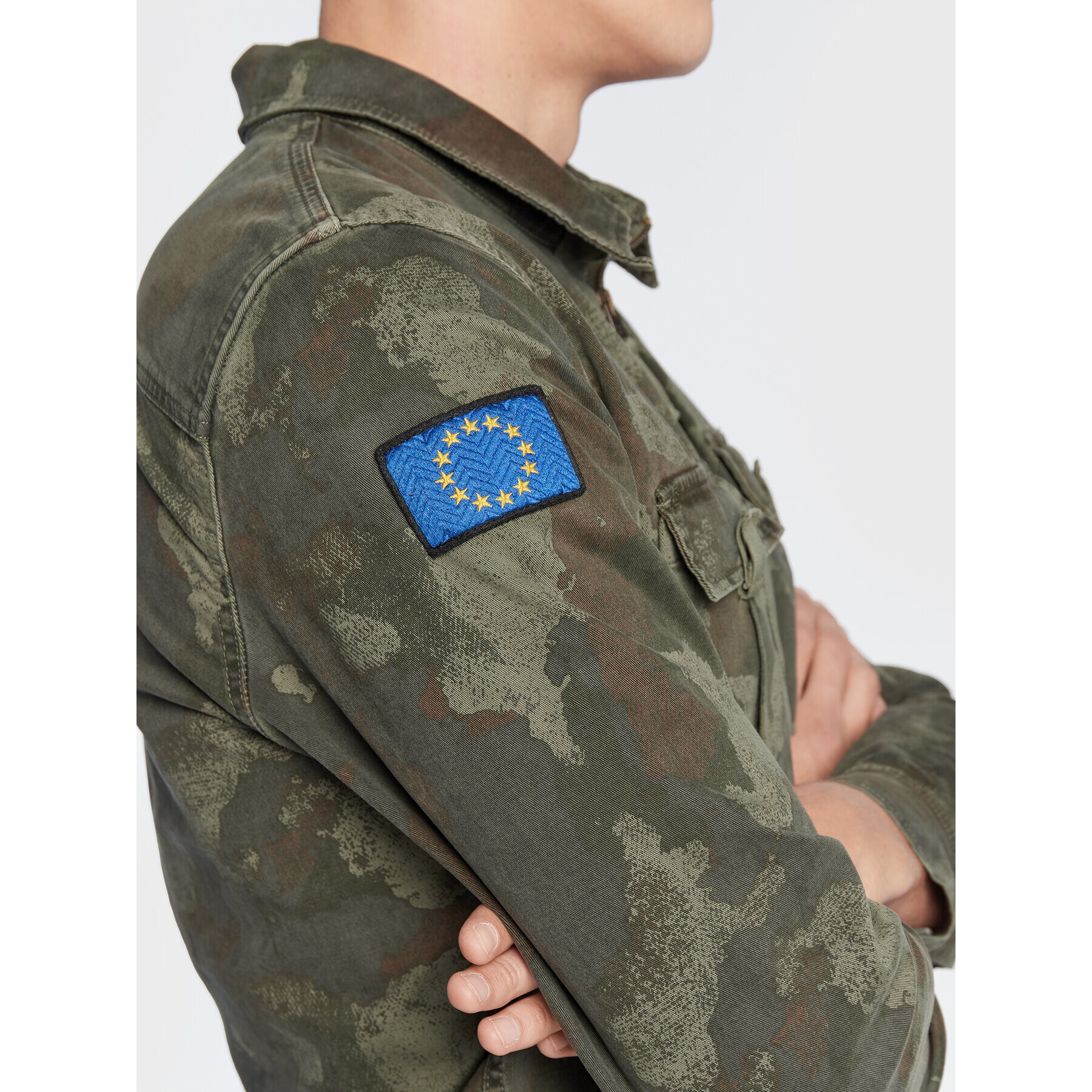 Aeronautica Militare Преходно яке 222CA1215CT3062 Зелен Regular Fit - Pepit.bg