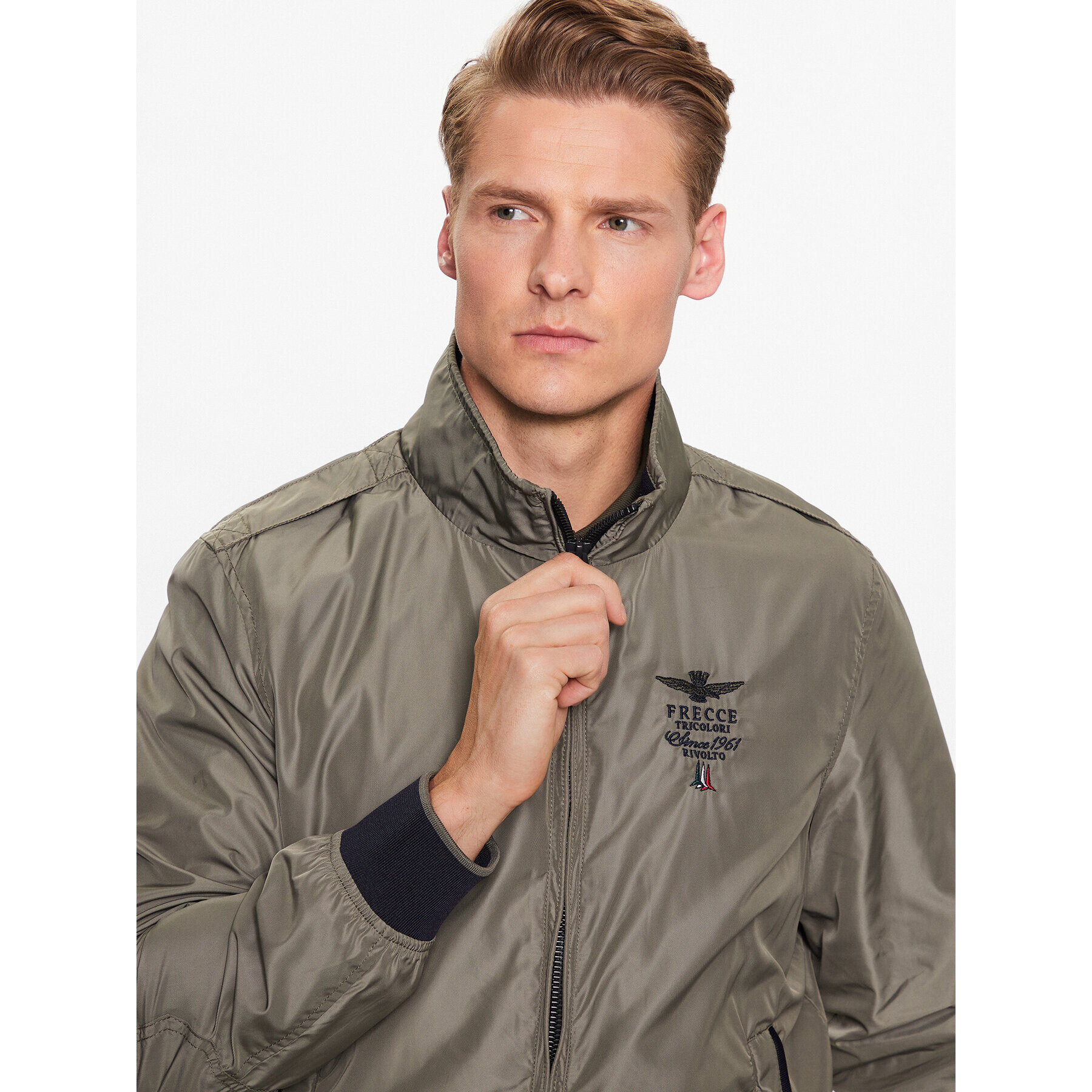 Aeronautica Militare Преходно яке 231AB2070CT3081 Каки Regular Fit - Pepit.bg