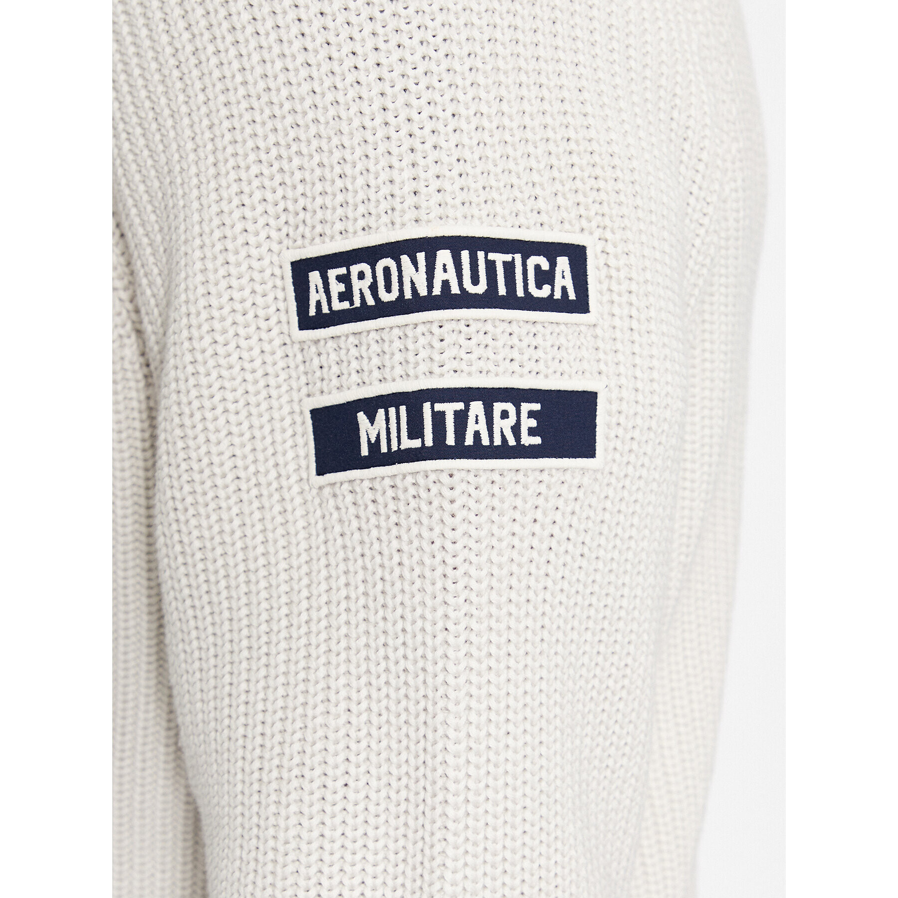 Aeronautica Militare Пуловер 232MA1443L507 Екрю Regular Fit - Pepit.bg