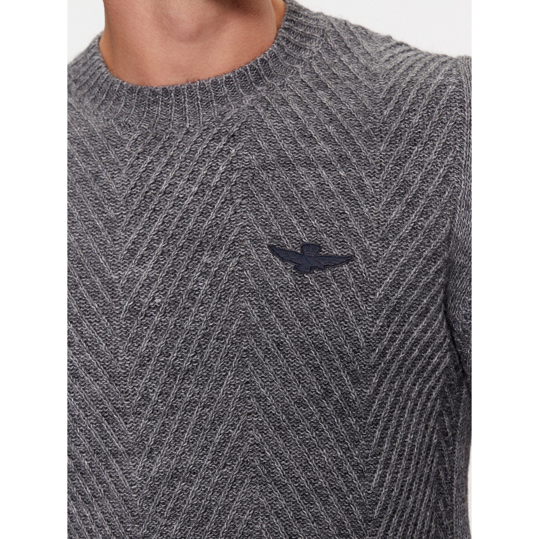 Aeronautica Militare Пуловер 232MA1457L509 Сив Regular Fit - Pepit.bg