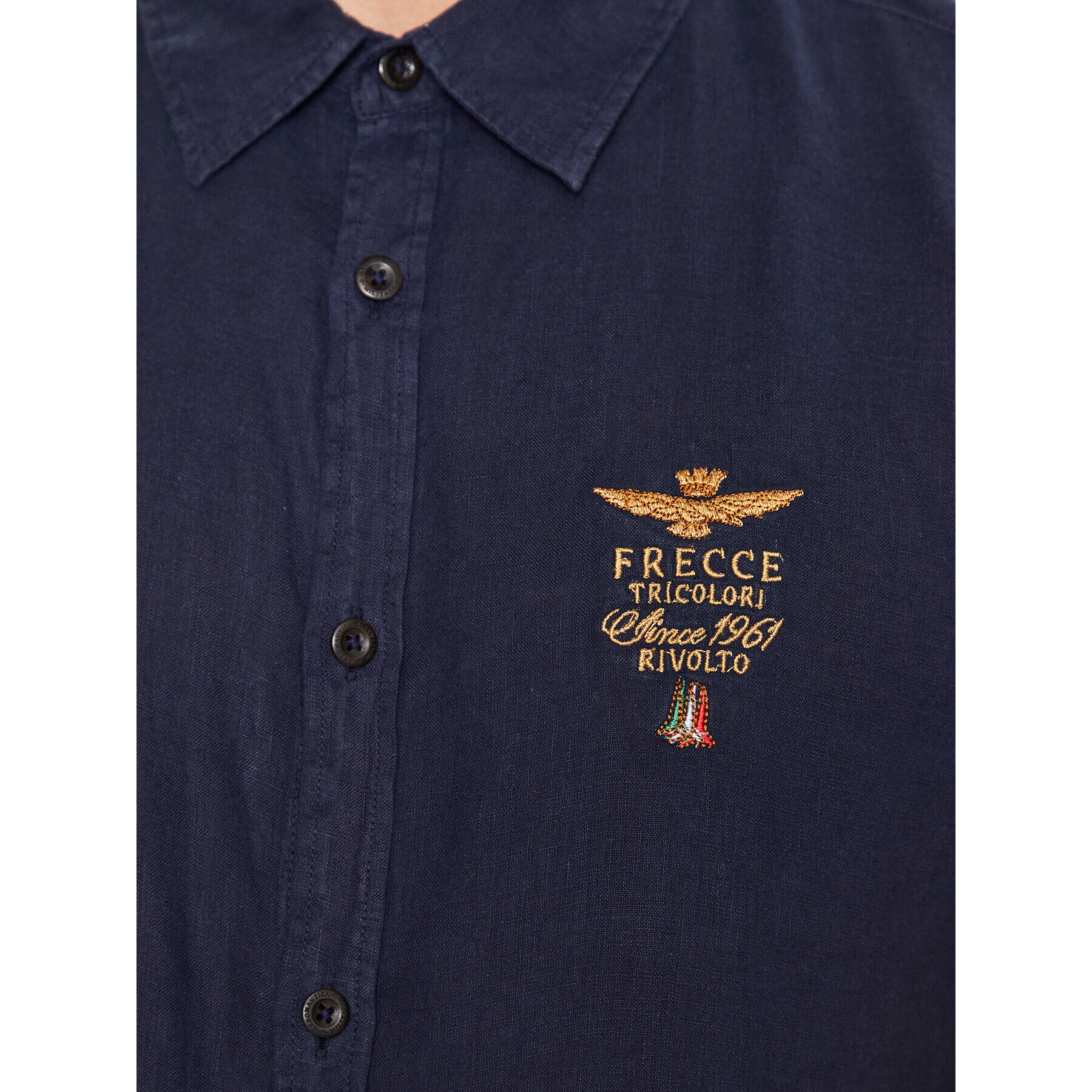 Aeronautica Militare Риза 231CA1223CT3089 Тъмносин Regular Fit - Pepit.bg