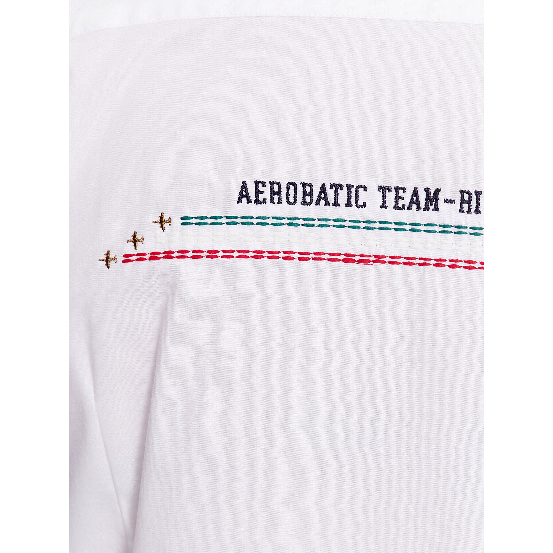 Aeronautica Militare Риза 231CA1227CT3114 Бял Slim Fit - Pepit.bg