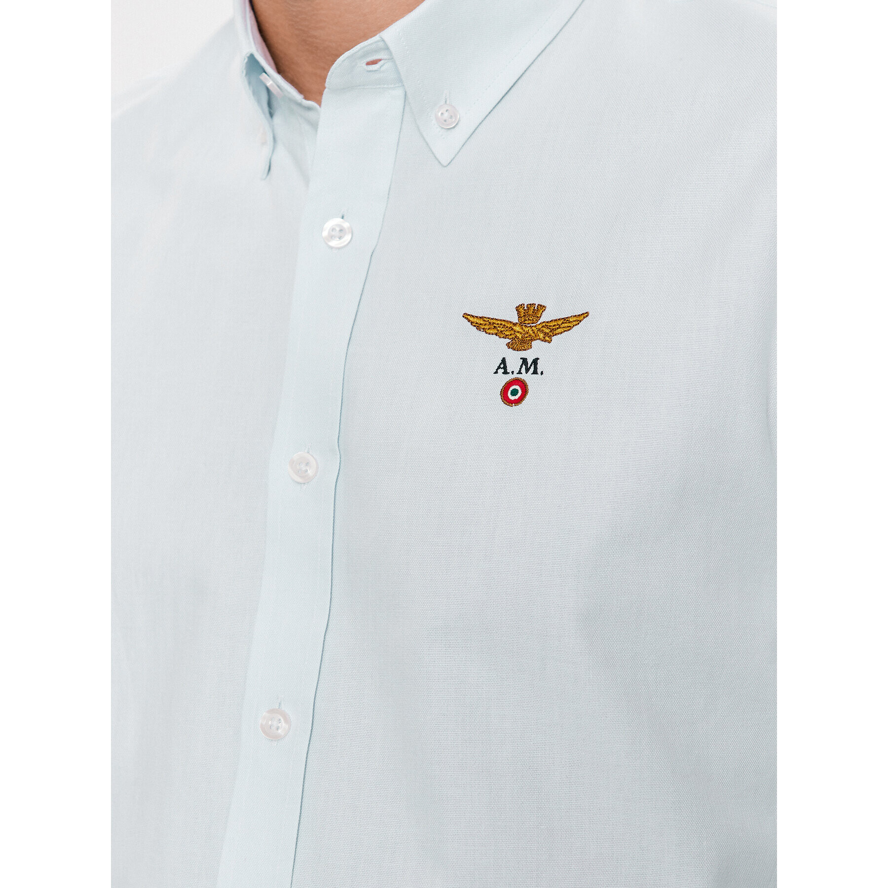 Aeronautica Militare Риза 232CA1238CT3213 Син Regular Fit - Pepit.bg