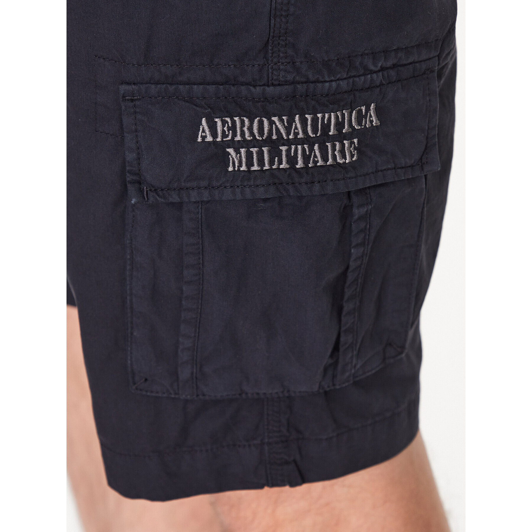 Aeronautica Militare Шорти от плат 231BE066CT1122 Тъмносин Regular Fit - Pepit.bg