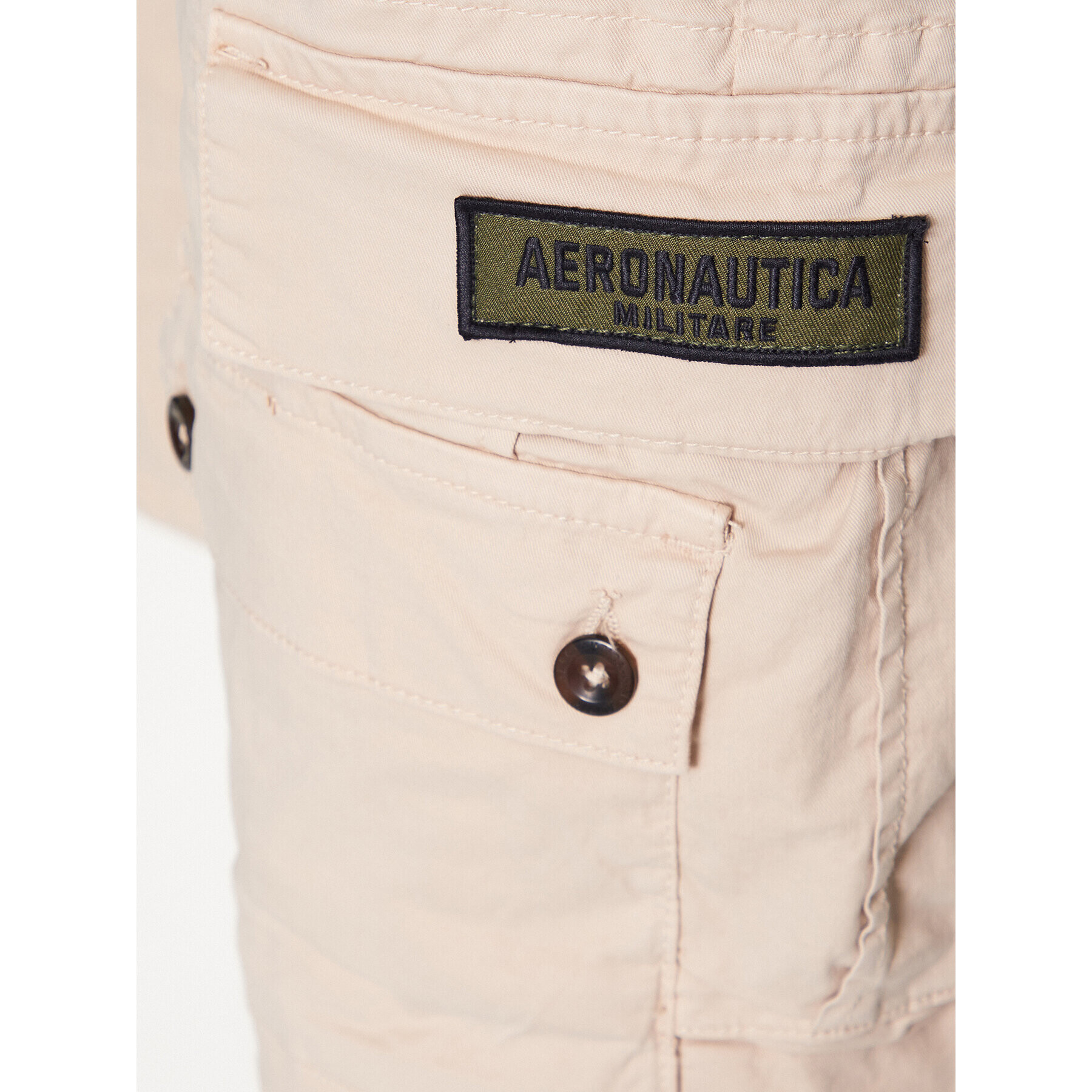 Aeronautica Militare Шорти от плат 231BE181CT3093 Бежов Tapered Fit - Pepit.bg