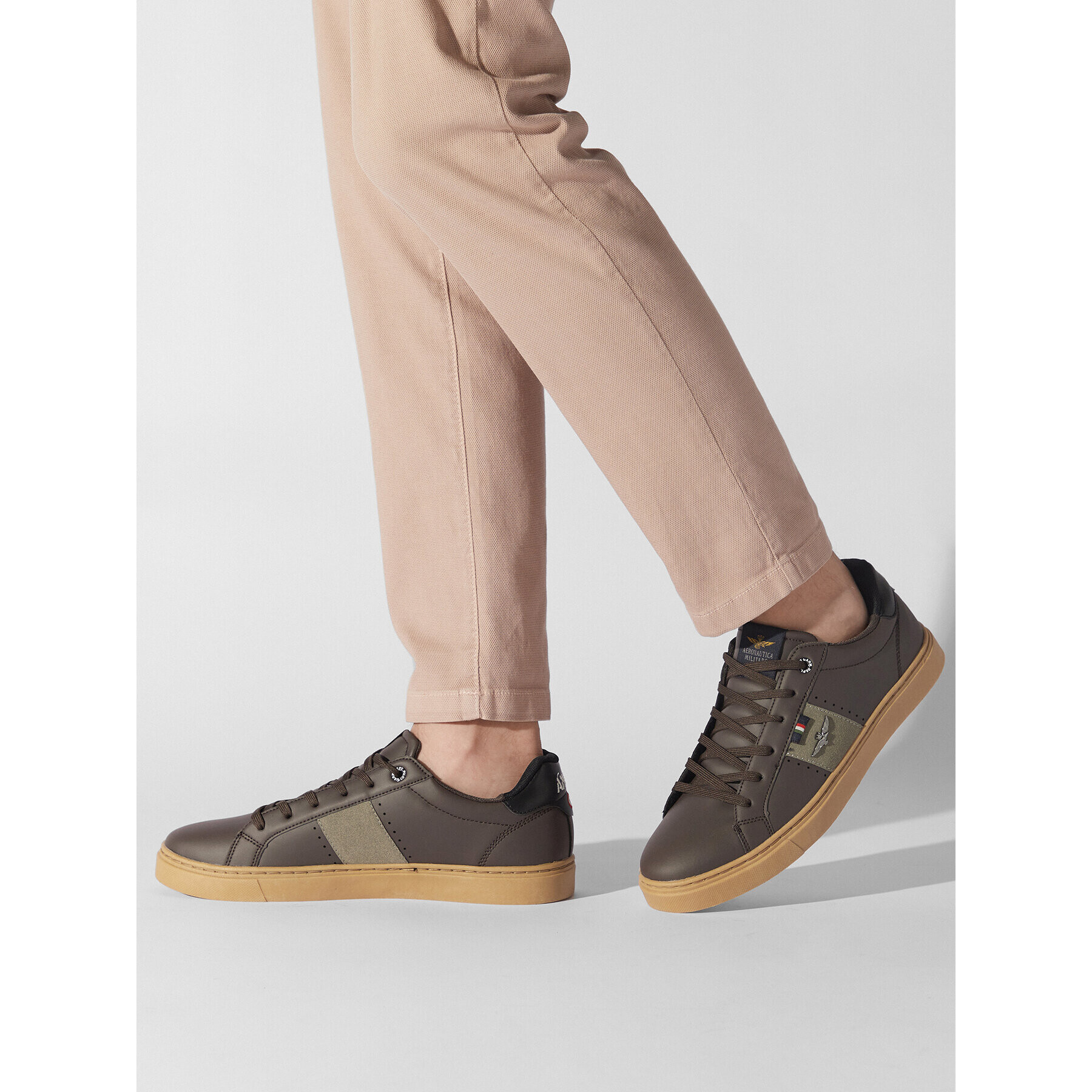 Aeronautica Militare Сникърси 222SC211CT2995 Кафяв - Pepit.bg