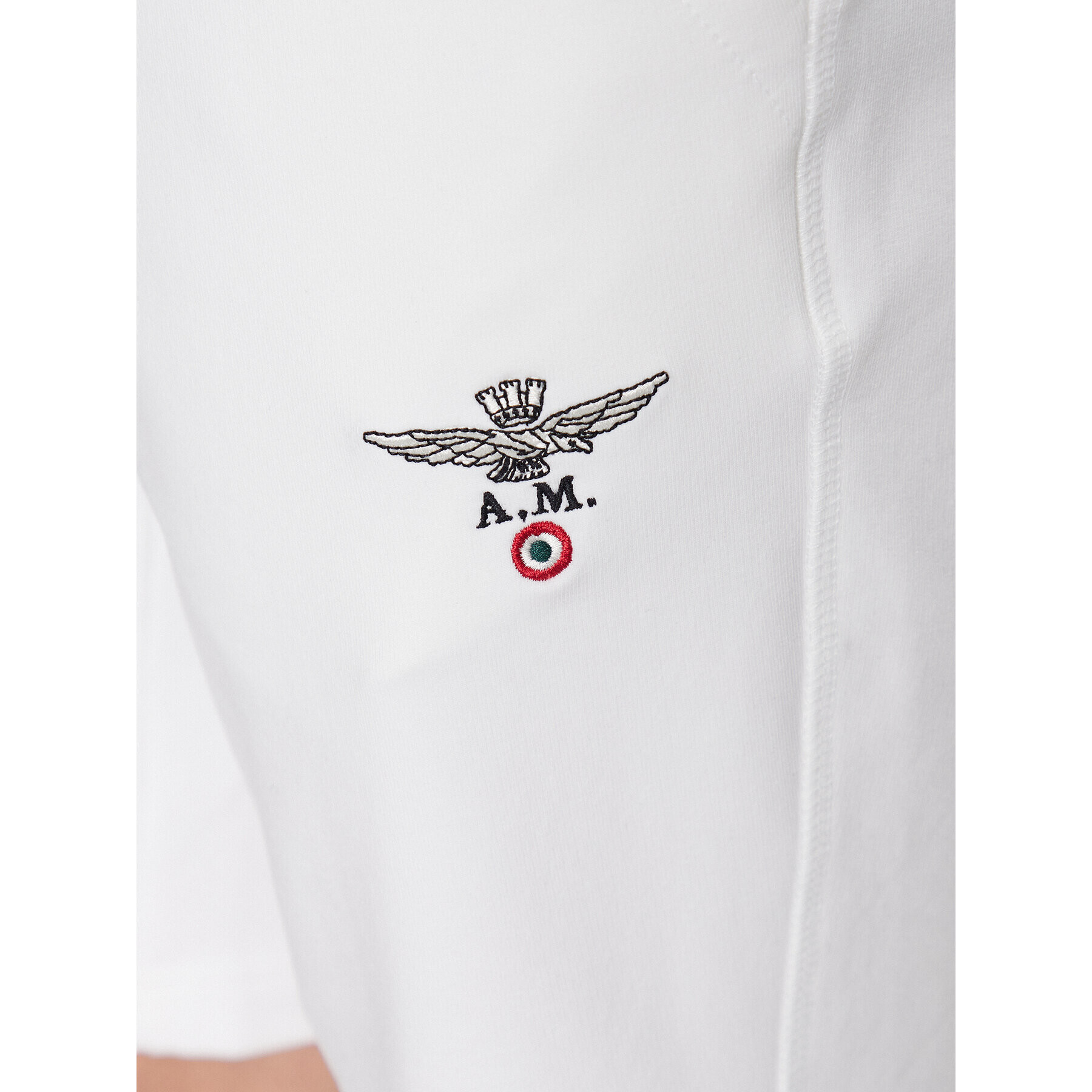 Aeronautica Militare Спортни шорти 231BE170F459 Бял Regular Fit - Pepit.bg