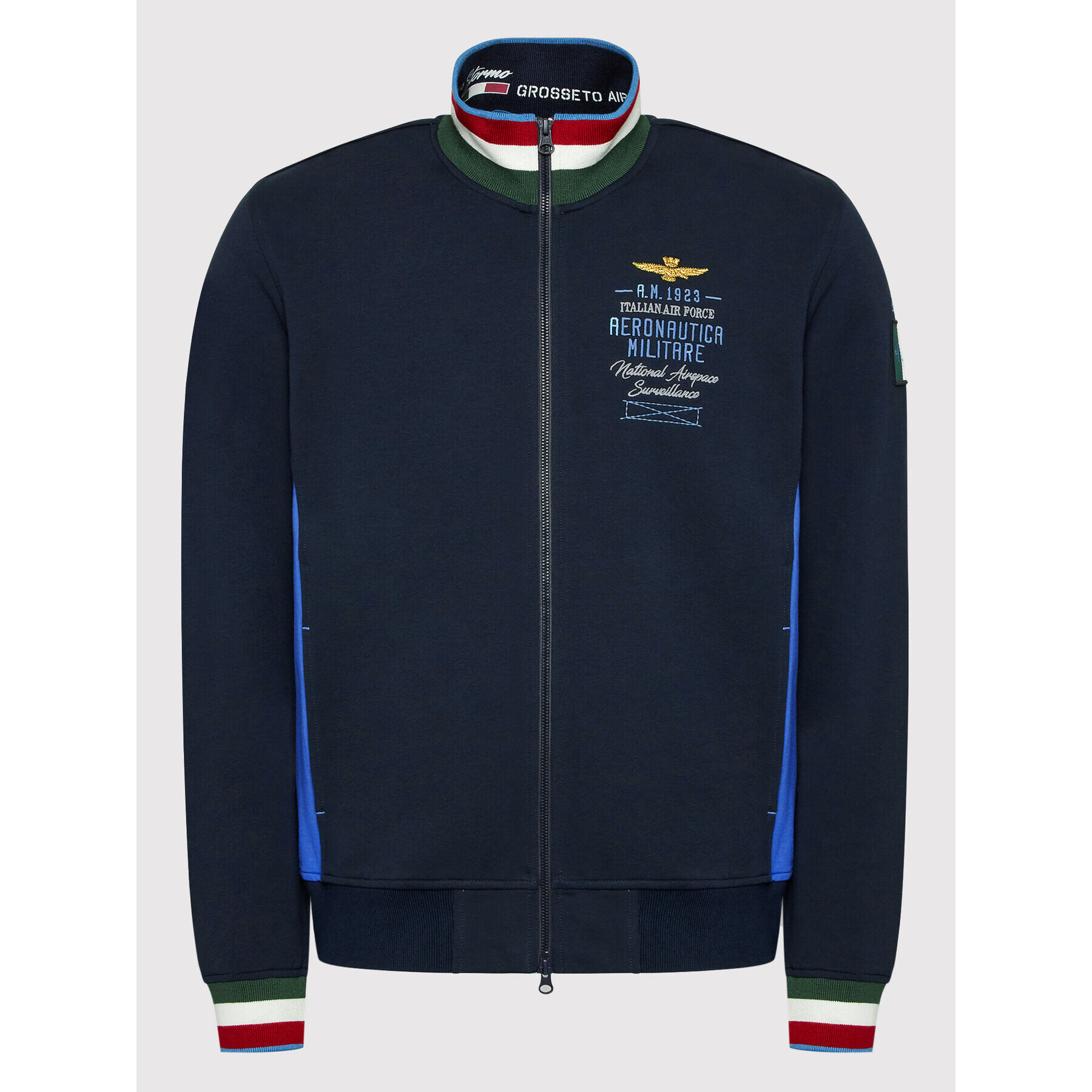 Aeronautica Militare Суитшърт 221FE1673F419 Тъмносин Regular Fit - Pepit.bg