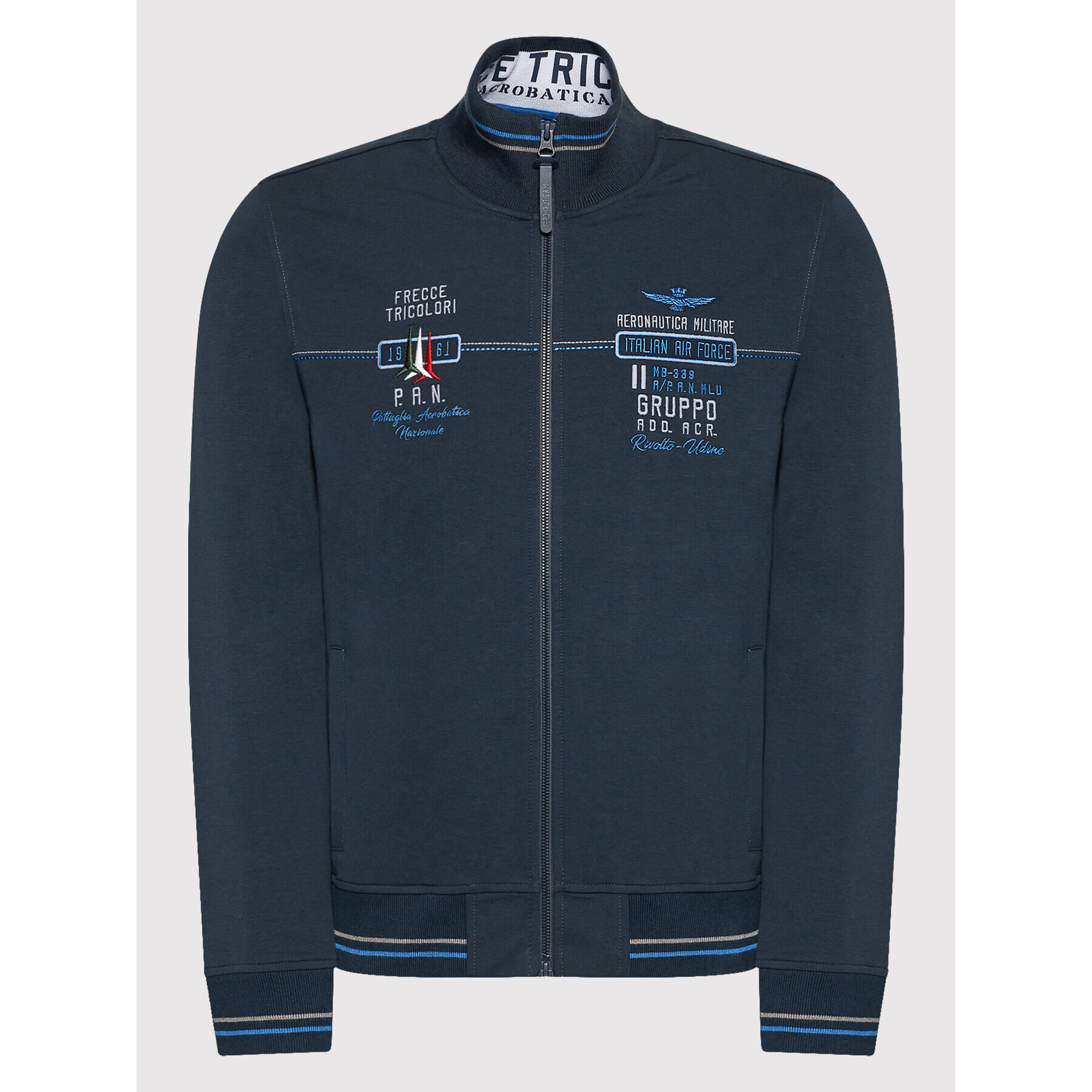 Aeronautica Militare Суитшърт 221FE1677F419 Тъмносин Regular Fit - Pepit.bg