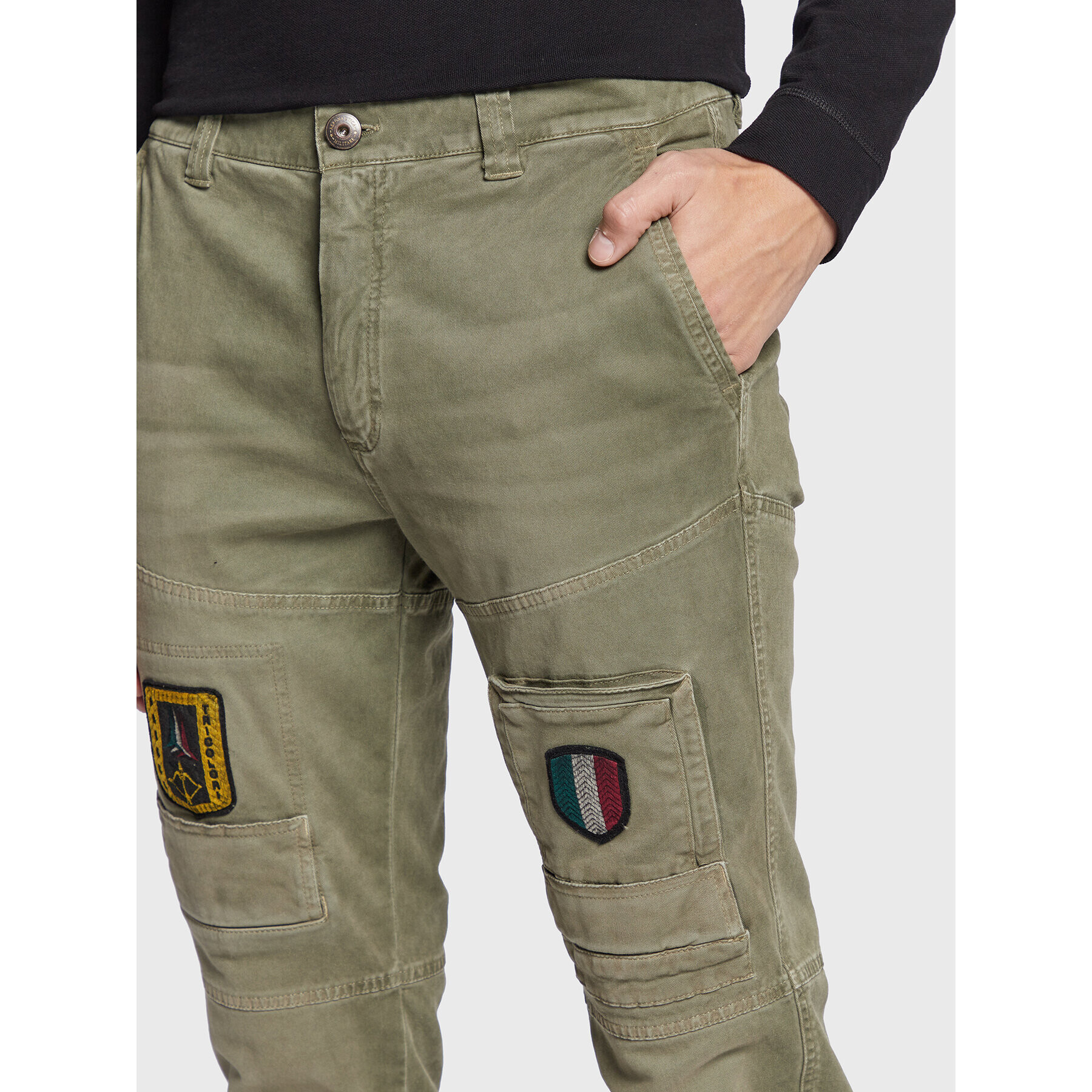 Aeronautica Militare Текстилни панталони 222PA1508CT3001 Зелен Regular Fit - Pepit.bg