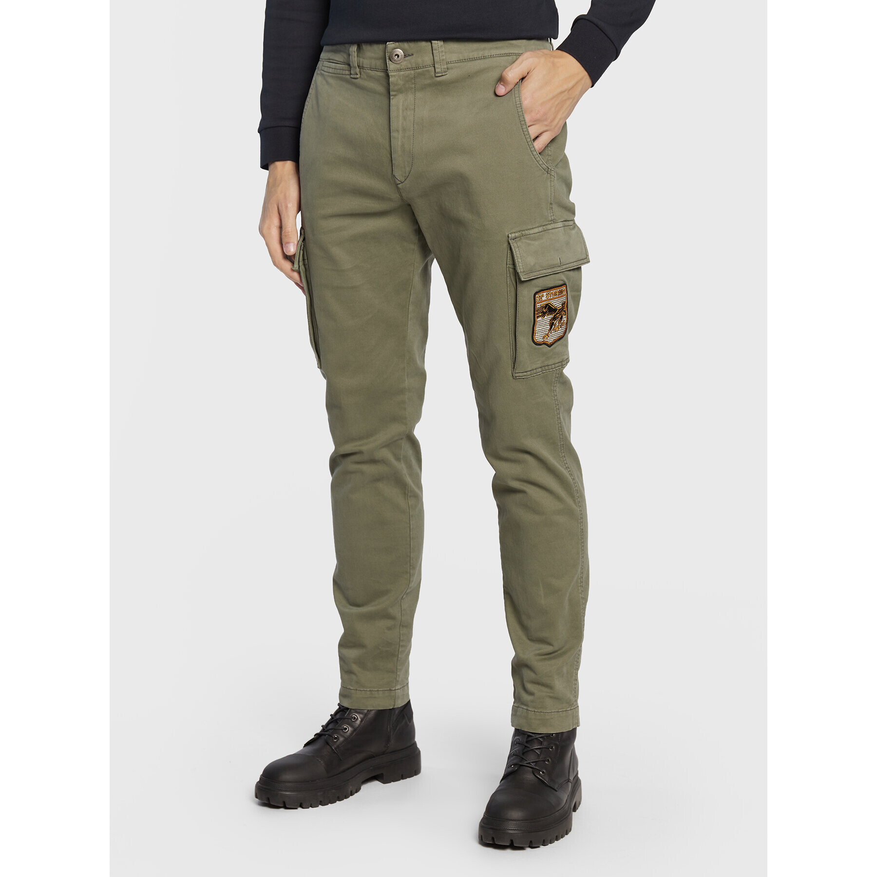 Aeronautica Militare Текстилни панталони 222PA1513CT3001 Зелен Regular Fit - Pepit.bg