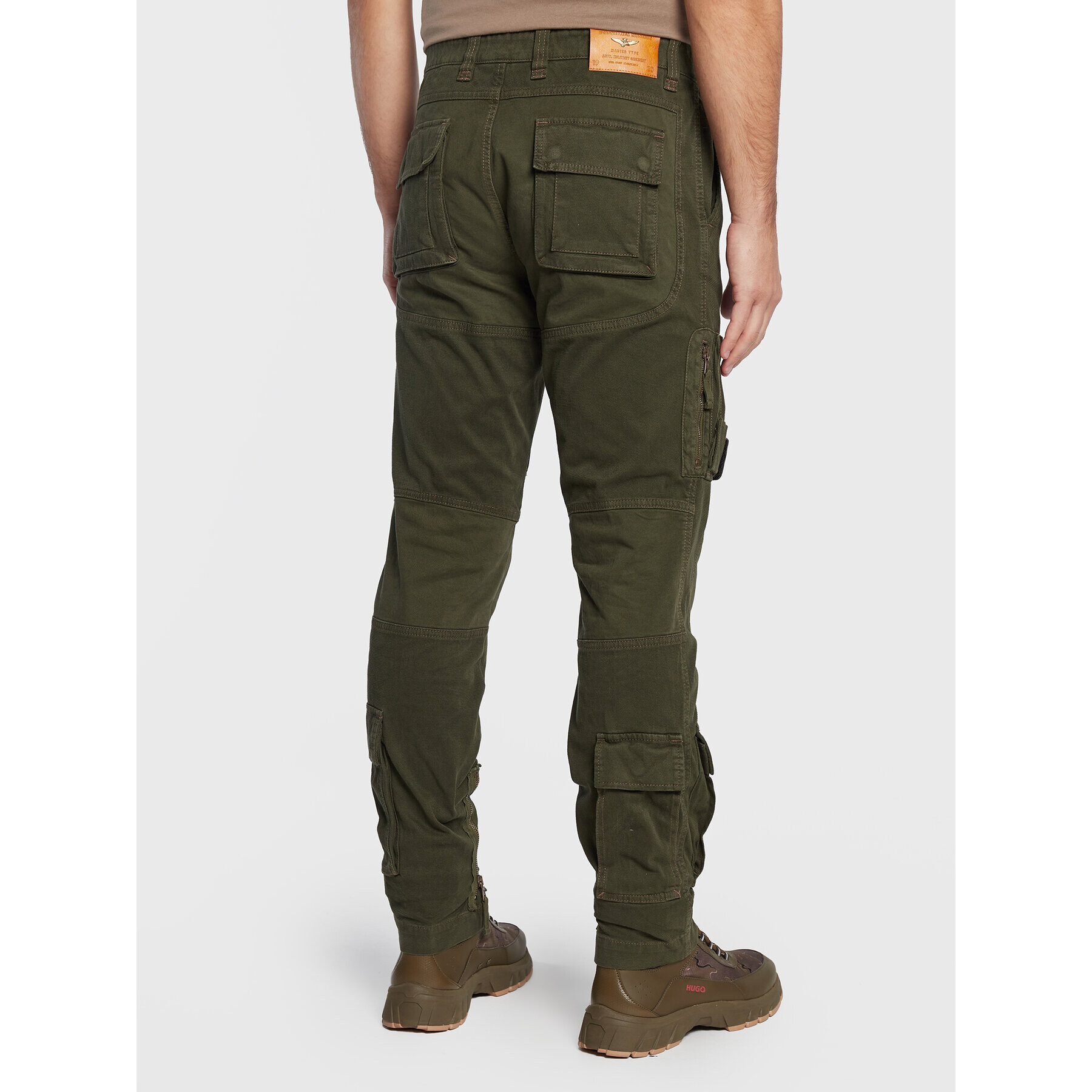 Aeronautica Militare Текстилни панталони 222PA939CT3040 Зелен Regular Fit - Pepit.bg