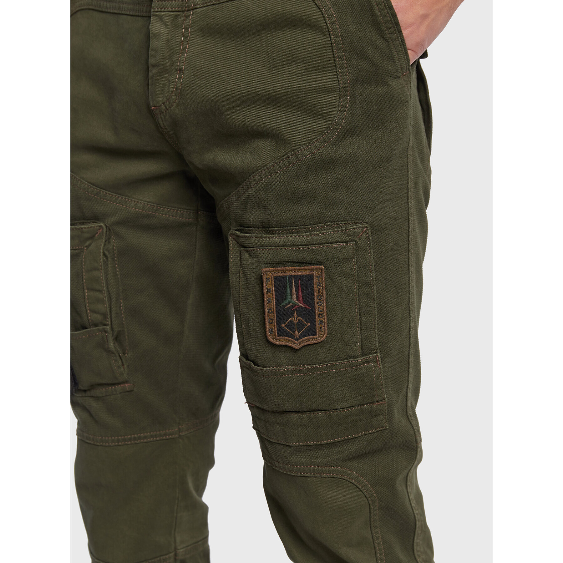 Aeronautica Militare Текстилни панталони 222PA939CT3040 Зелен Regular Fit - Pepit.bg