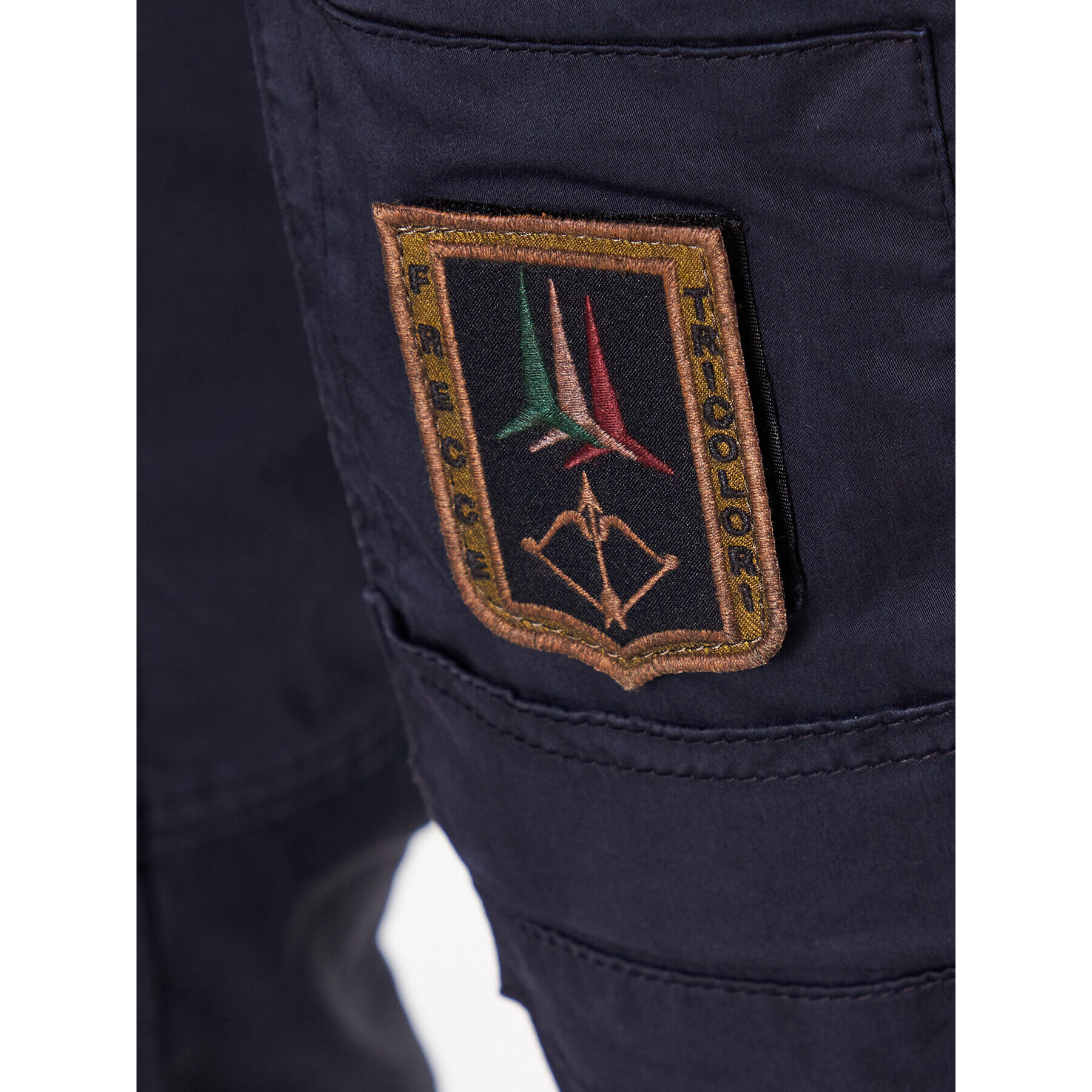 Aeronautica Militare Текстилни панталони 231PA1387CT1493 Тъмносин Regular Fit - Pepit.bg