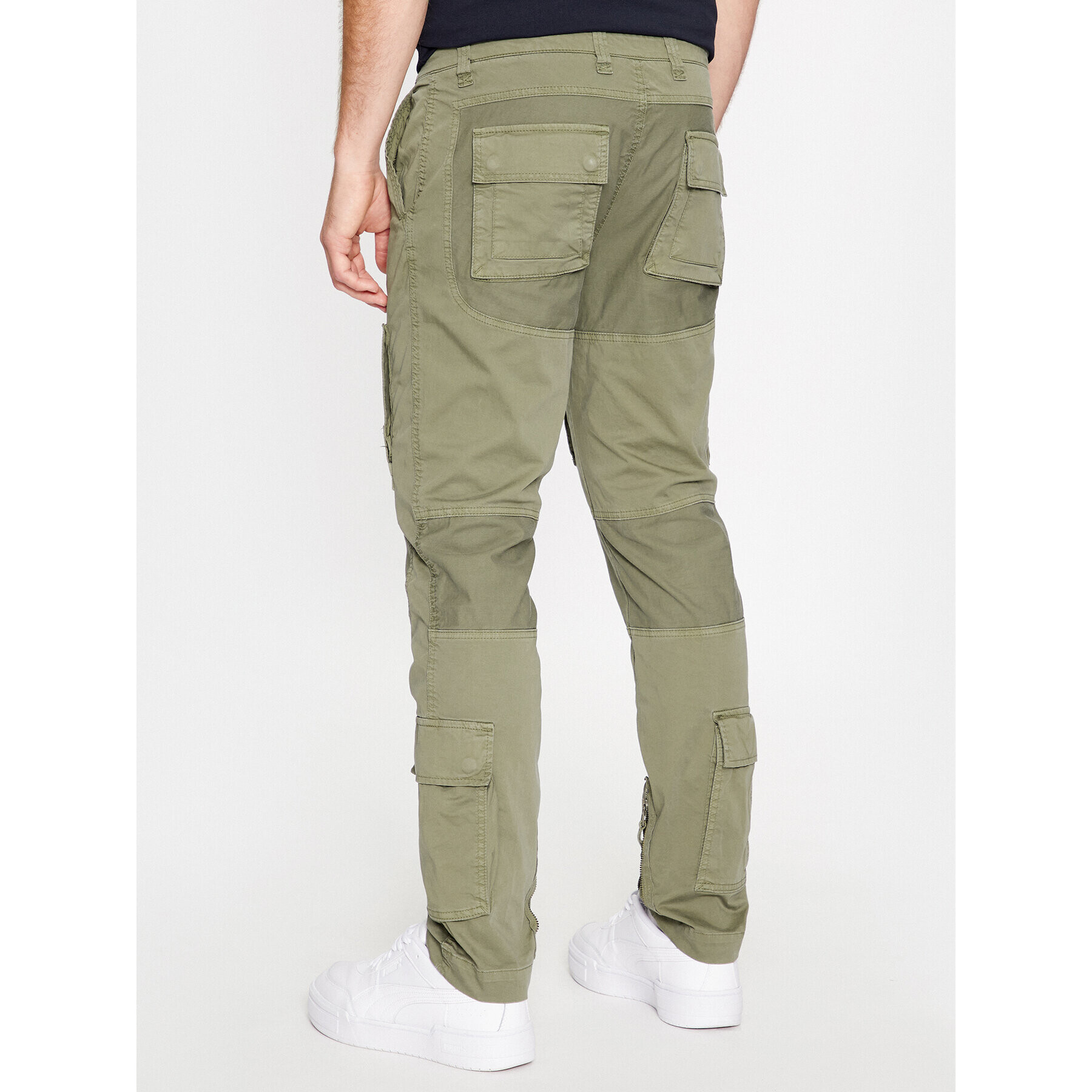 Aeronautica Militare Текстилни панталони 232PA1387CT1493 Зелен Regular Fit - Pepit.bg