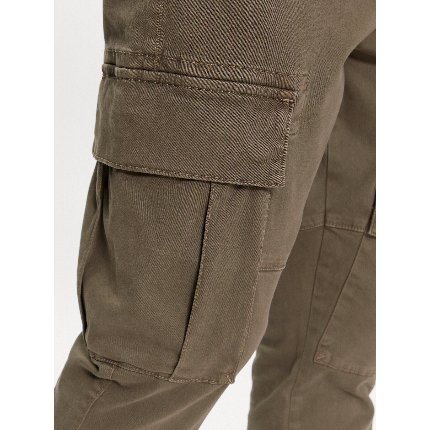 Aeronautica Militare Текстилни панталони 232PA1550CT3163 Каки Tapered Fit - Pepit.bg