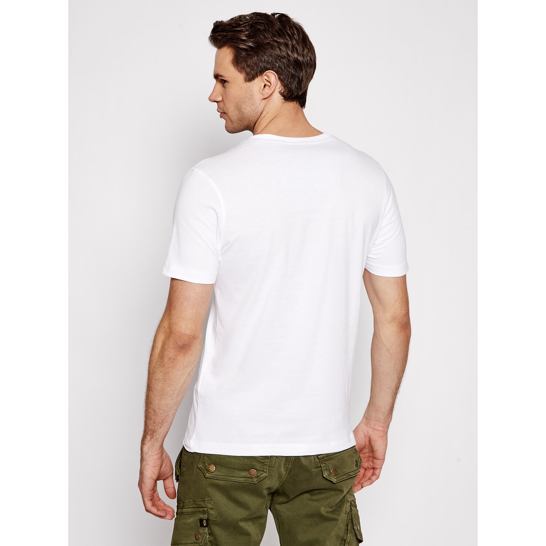 Aeronautica Militare Тишърт 211TS1843J511 Бял Regular Fit - Pepit.bg