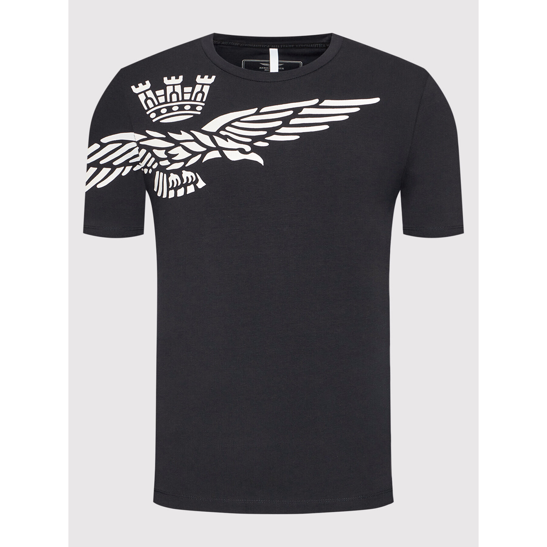 Aeronautica Militare Тишърт 212TS1888J519 Черен Regular Fit - Pepit.bg