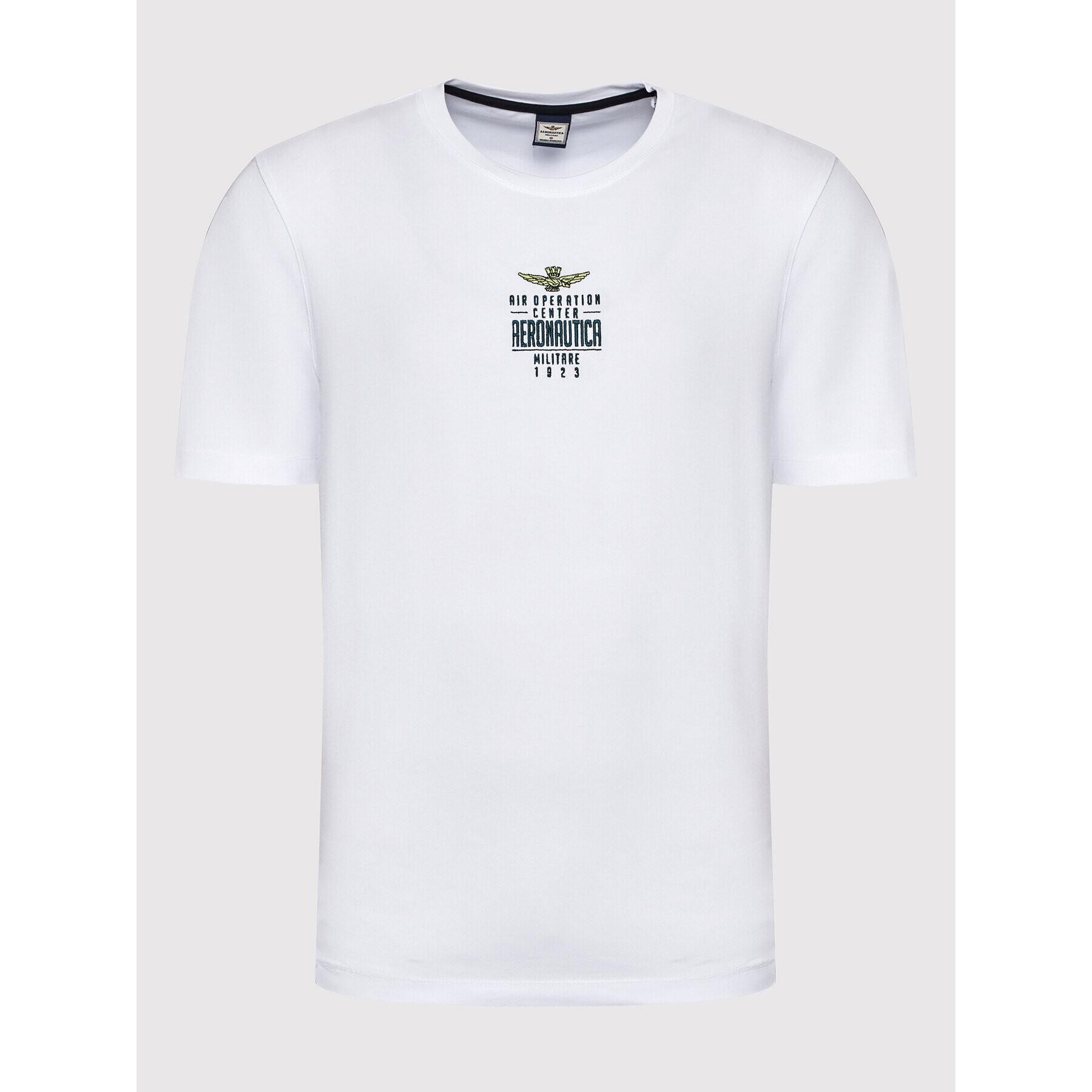 Aeronautica Militare Тишърт 221TS1931J469 Бял Regular Fit - Pepit.bg