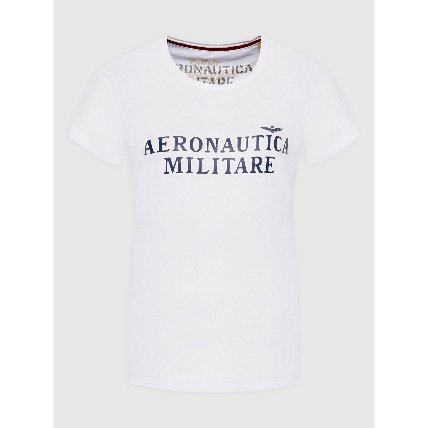 Aeronautica Militare Тишърт 221TS1983DJ510 Бял Regular Fit - Pepit.bg