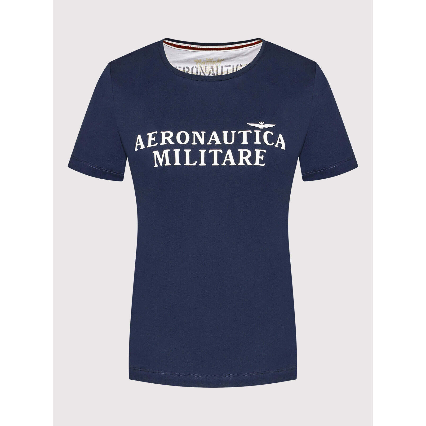 Aeronautica Militare Тишърт 221TS1983DJ510 Тъмносин Regular Fit - Pepit.bg