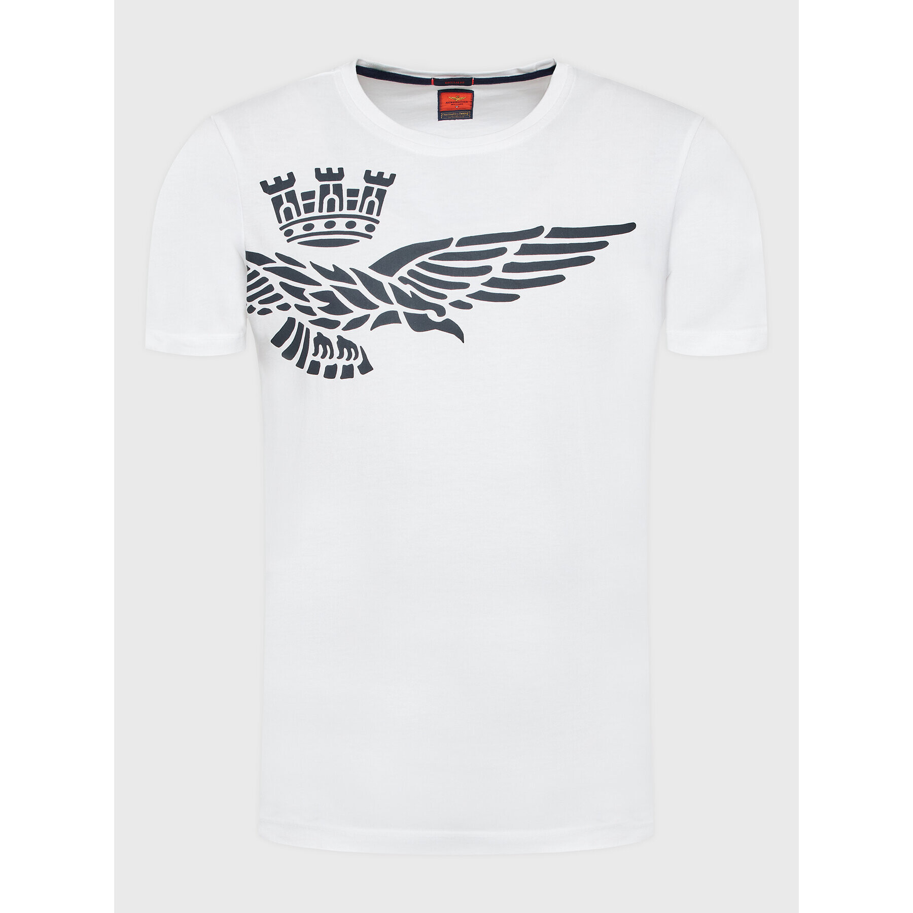 Aeronautica Militare Тишърт 222TS1992J550 Бял Regular Fit - Pepit.bg