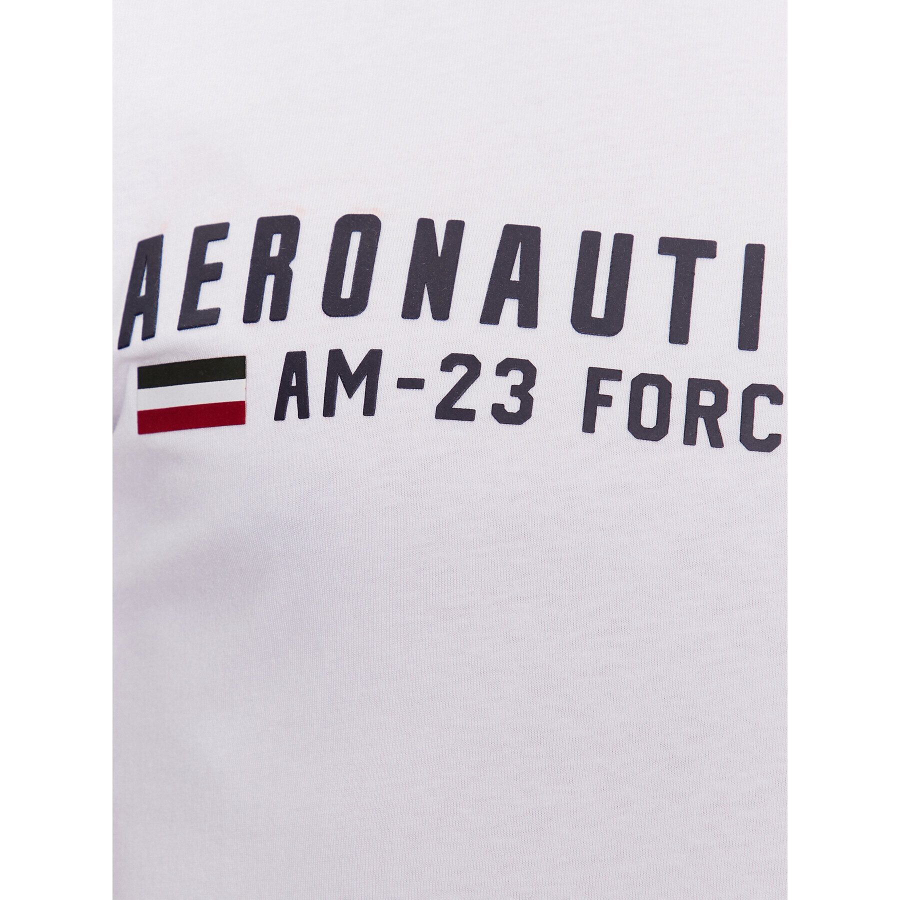 Aeronautica Militare Тишърт 231TS1942J538 Бял Regular Fit - Pepit.bg