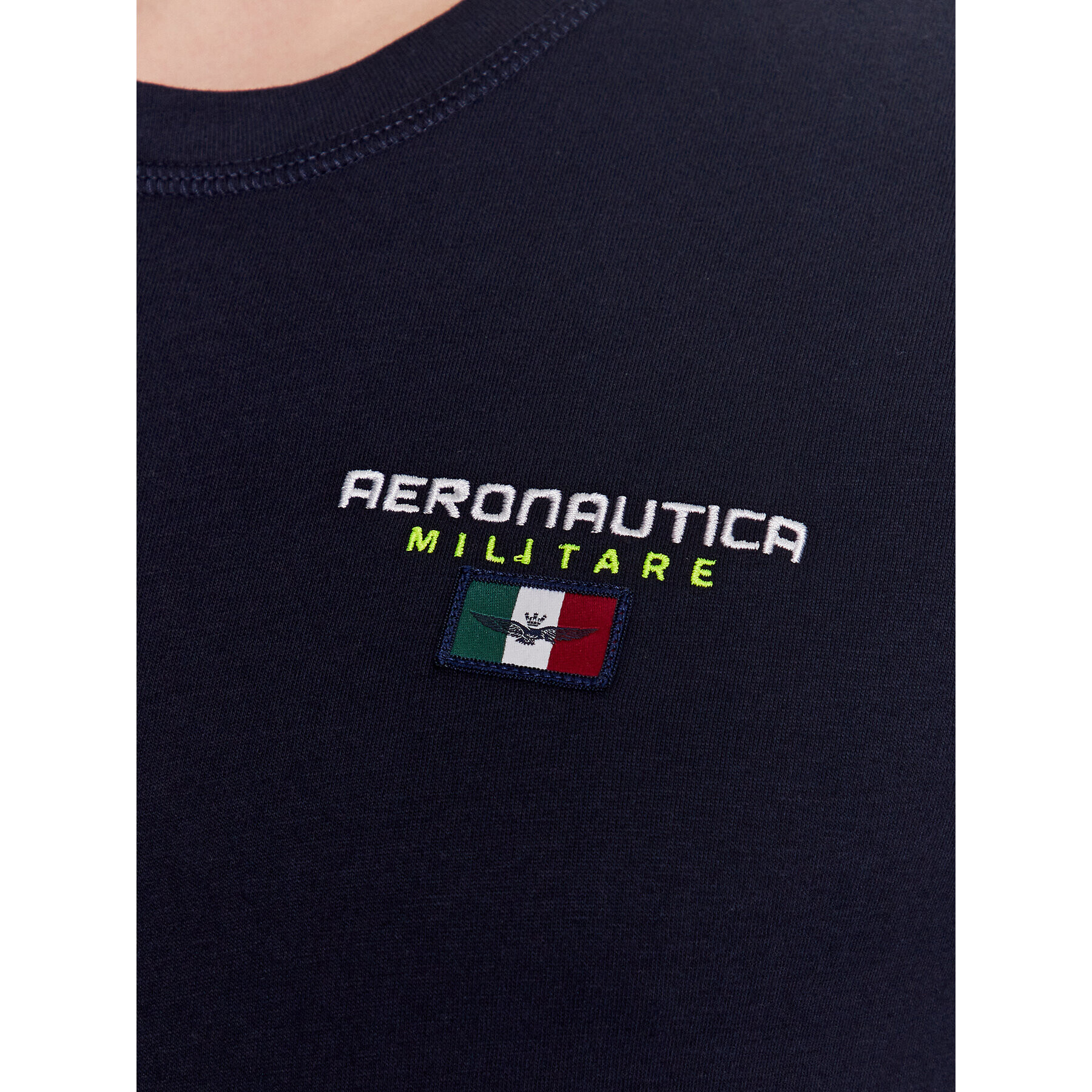 Aeronautica Militare Тишърт 231TS2068J602 Тъмносин Regular Fit - Pepit.bg