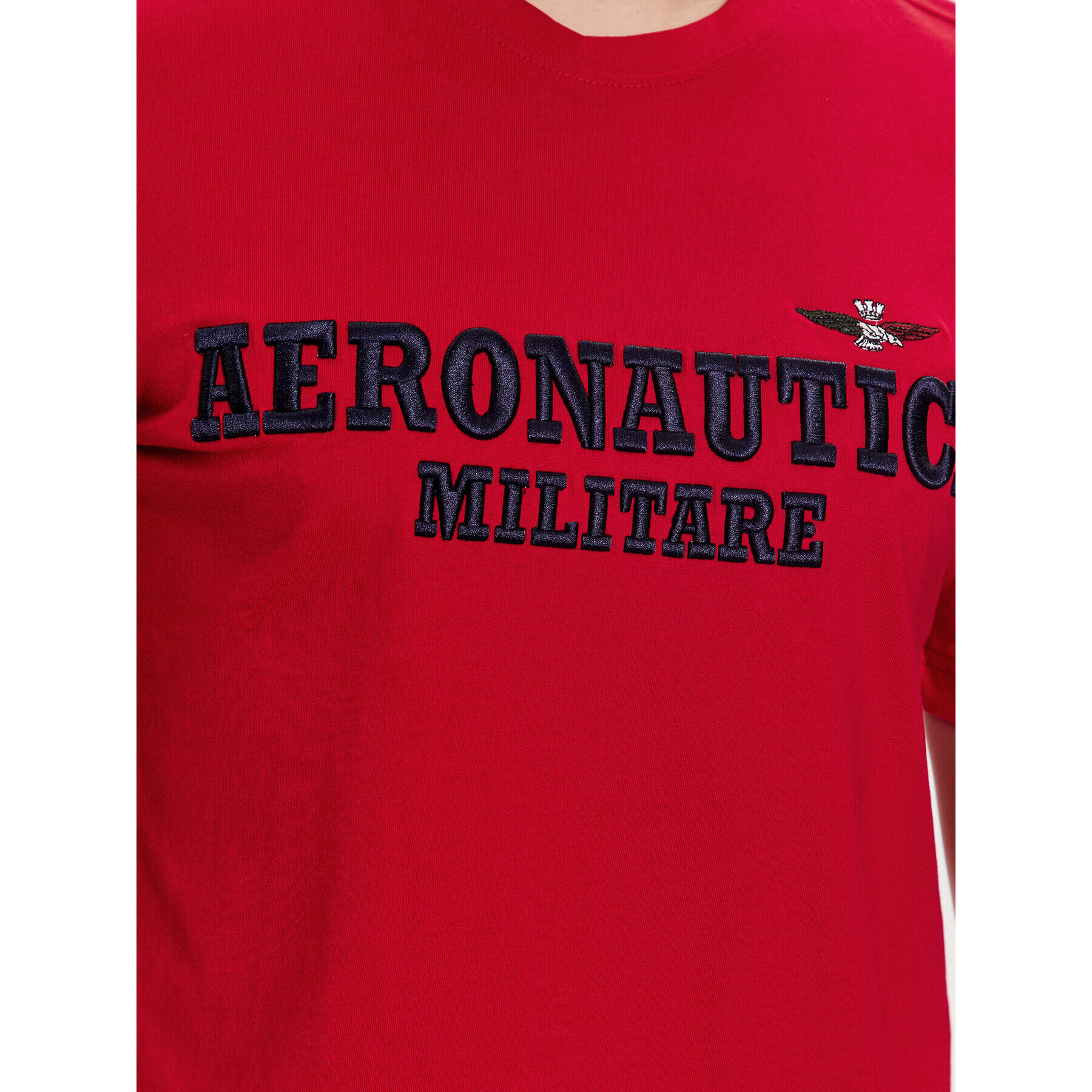 Aeronautica Militare Тишърт 231TS2077J538 Червен Regular Fit - Pepit.bg