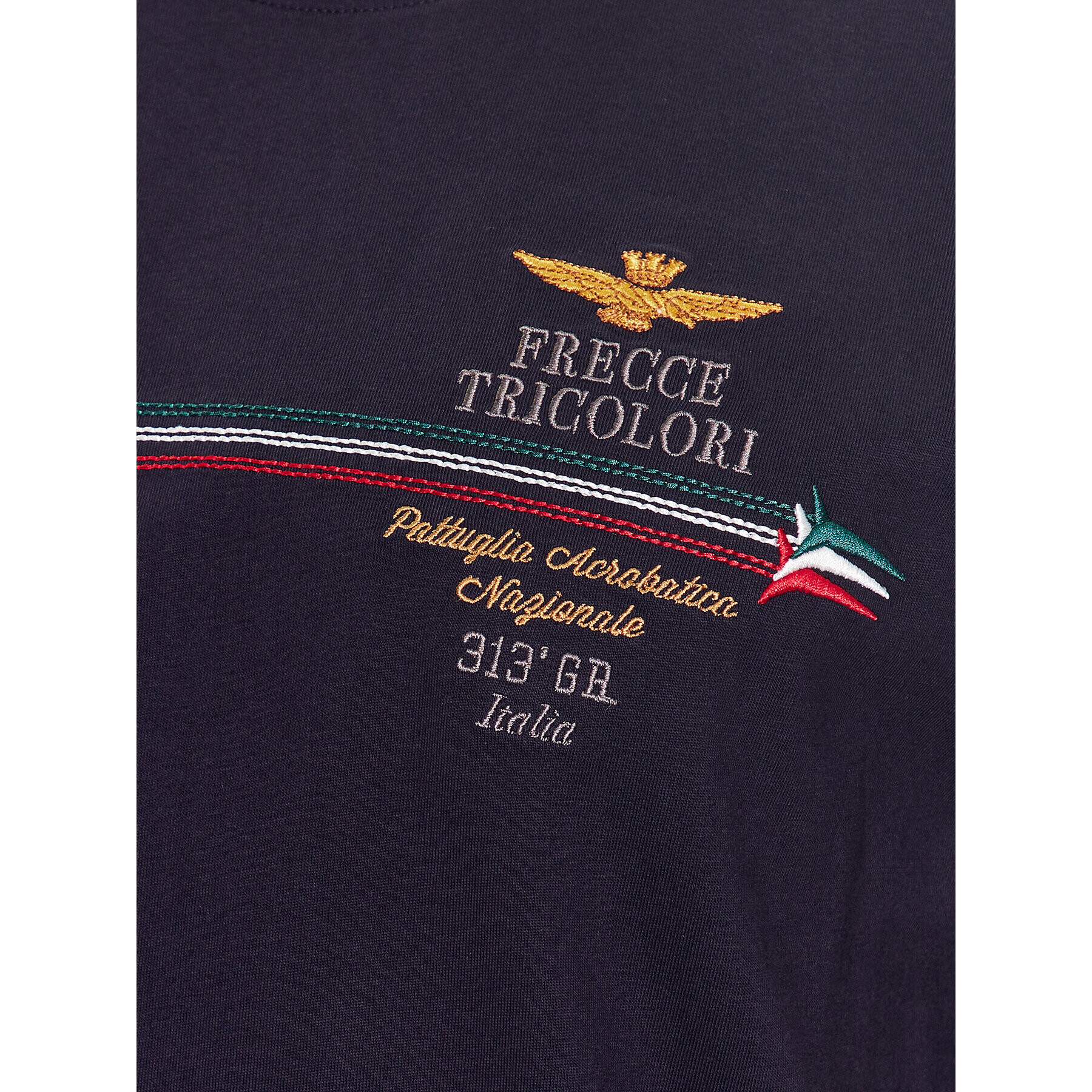 Aeronautica Militare Тишърт 231TS2078J592 Тъмносин Regular Fit - Pepit.bg