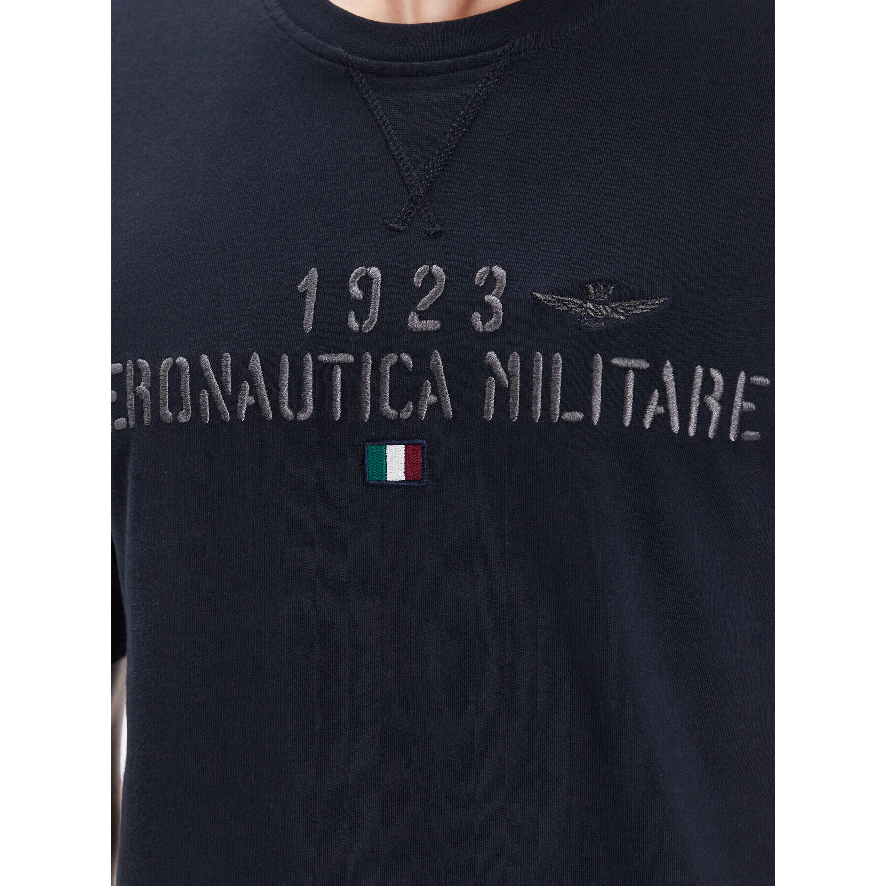 Aeronautica Militare Тишърт 231TS2099J584 Тъмносин Regular Fit - Pepit.bg