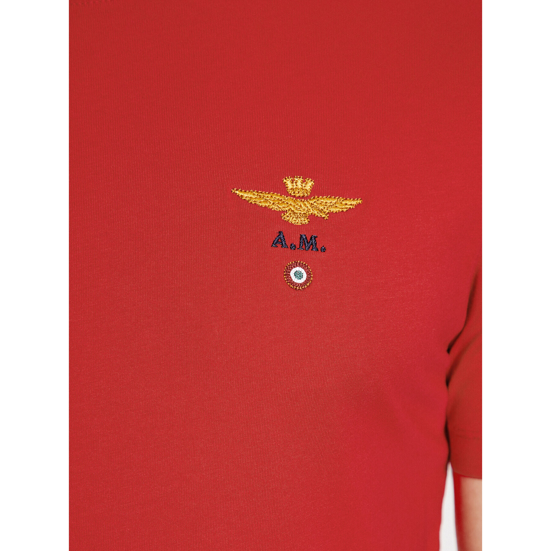 Aeronautica Militare Тишърт 232TS1580J372 Червен Regular Fit - Pepit.bg