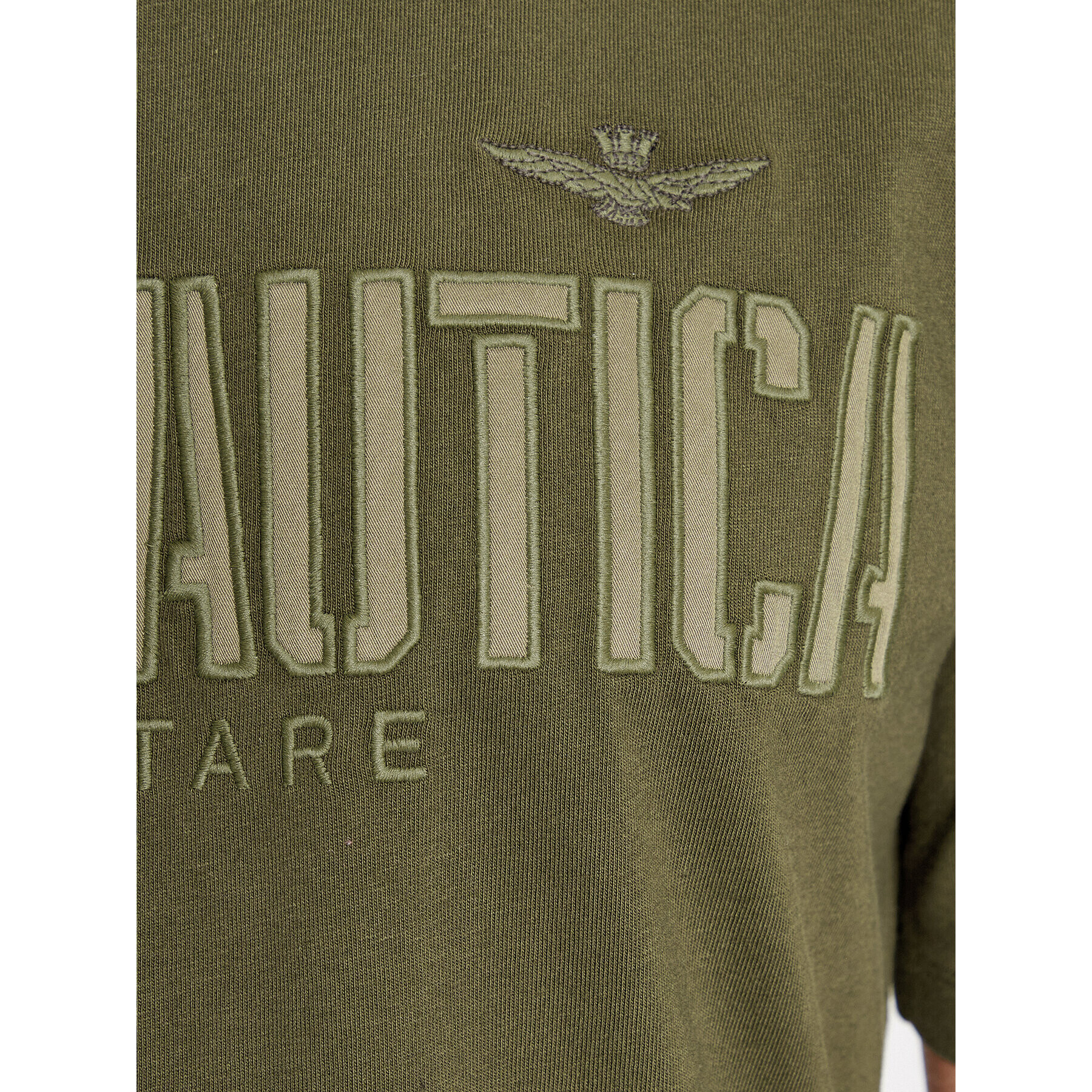 Aeronautica Militare Тишърт 232TS2130J584 Зелен Regular Fit - Pepit.bg