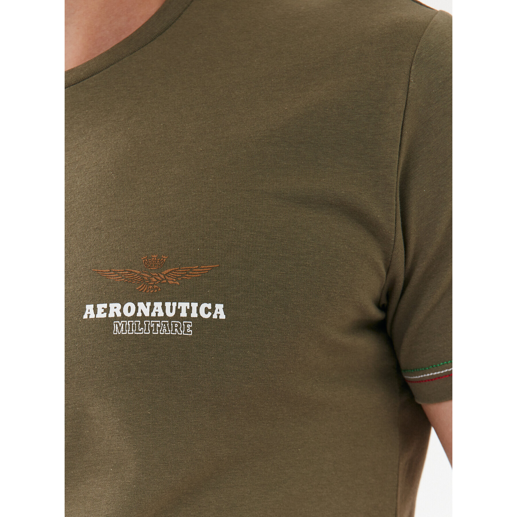 Aeronautica Militare Тишърт AM1UTI003 Зелен Regular Fit - Pepit.bg