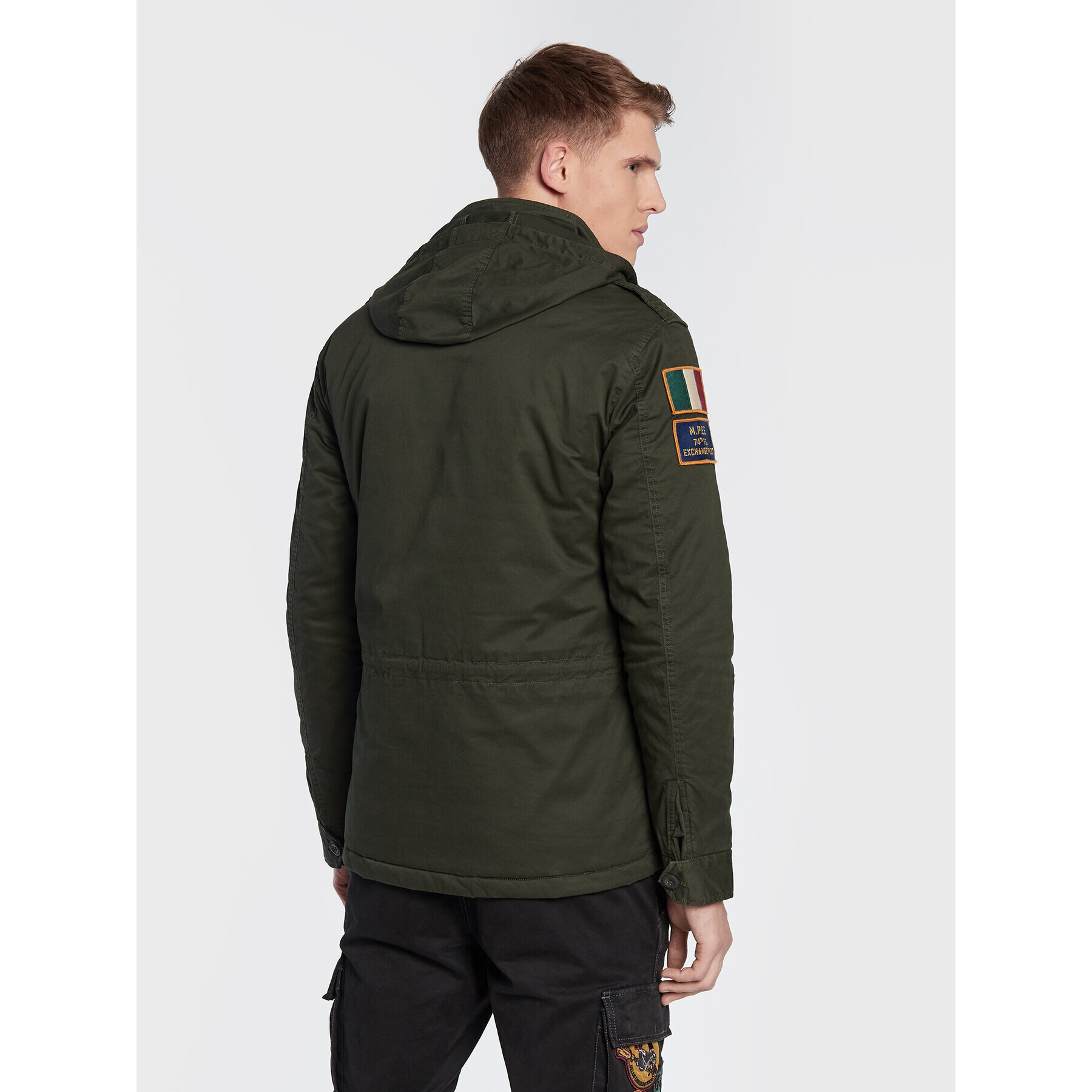 Aeronautica Militare Зимно яке 222AB2038CT3013 Зелен Regular Fit - Pepit.bg