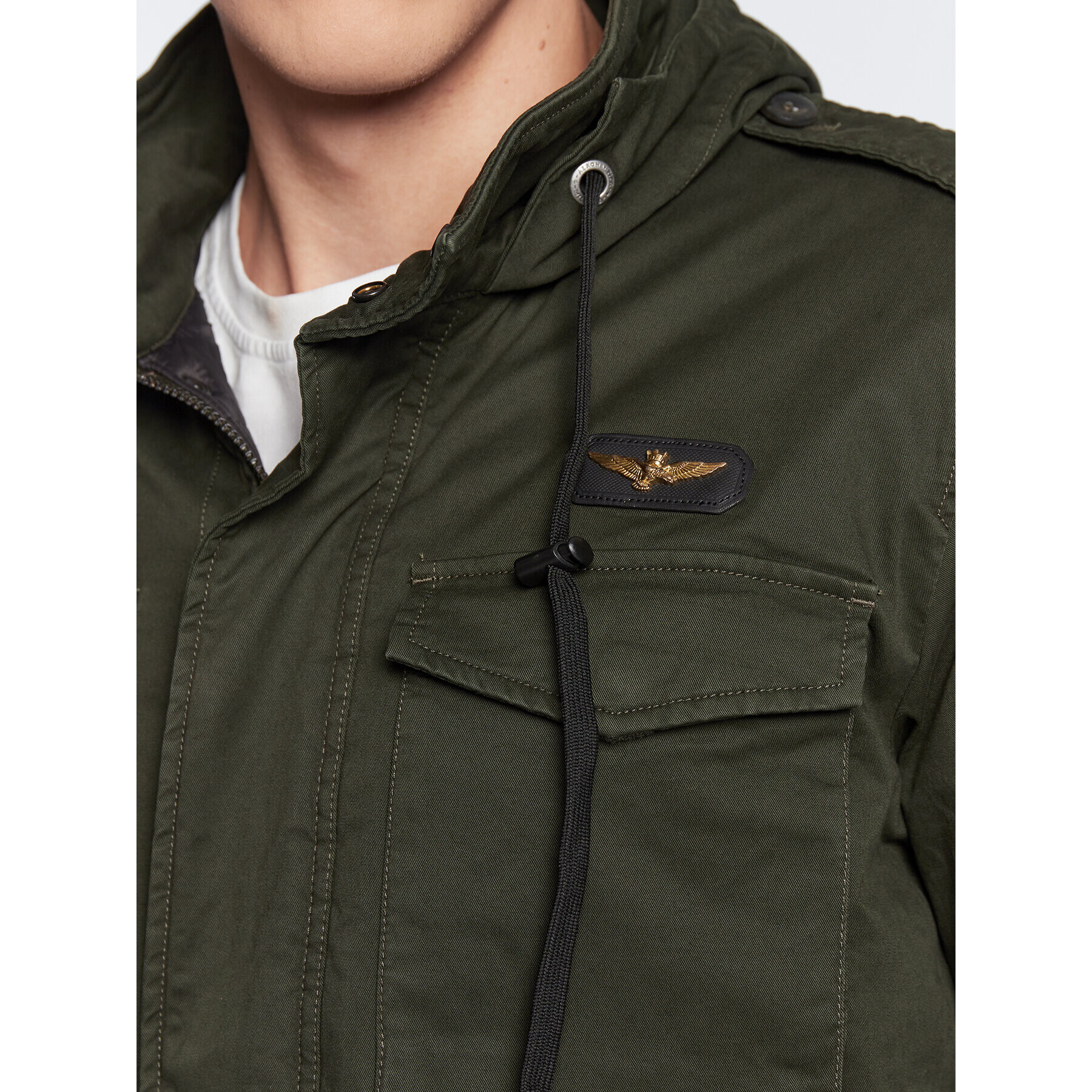 Aeronautica Militare Зимно яке 222AB2038CT3013 Зелен Regular Fit - Pepit.bg